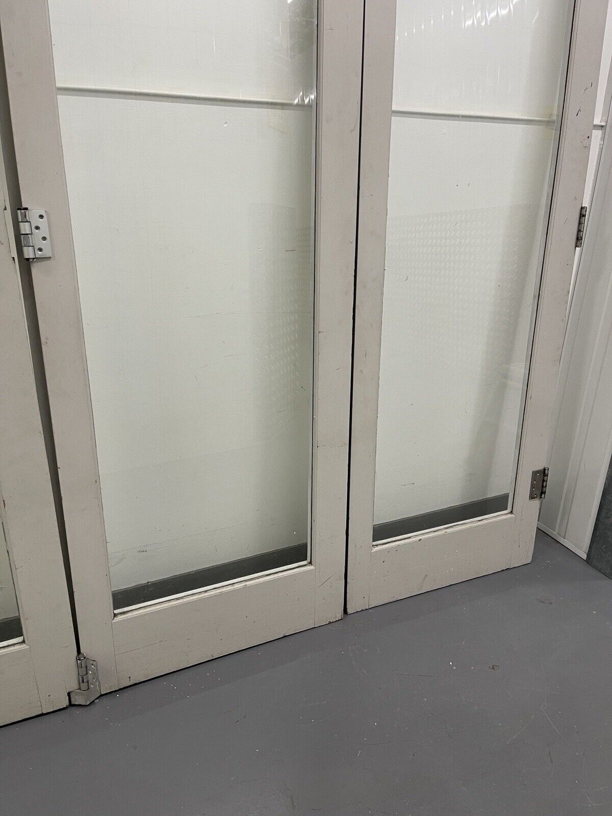 Solid Wood Double Glazed Bifold Sliding External Doors NO FRAME 2175 x 2883mm