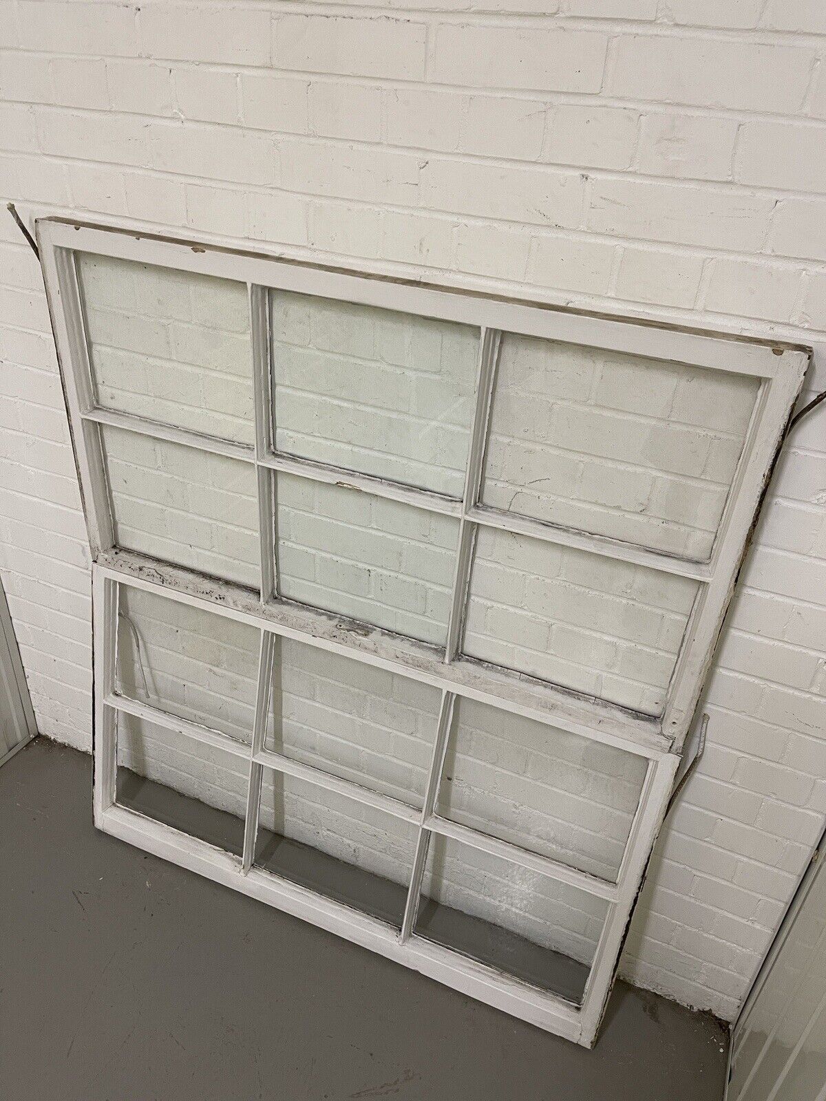 Pair Of Reclaimed Georgian 6 Panel Wooden Panel Sash Window 1210x675 1210x690