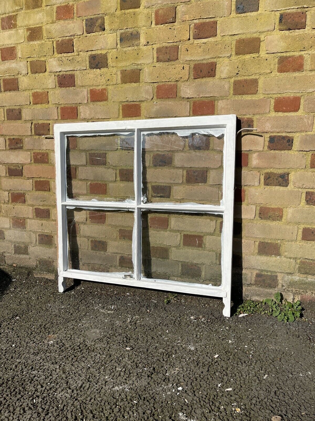Reclaimed Old Georgian 4 Panel Wooden Window