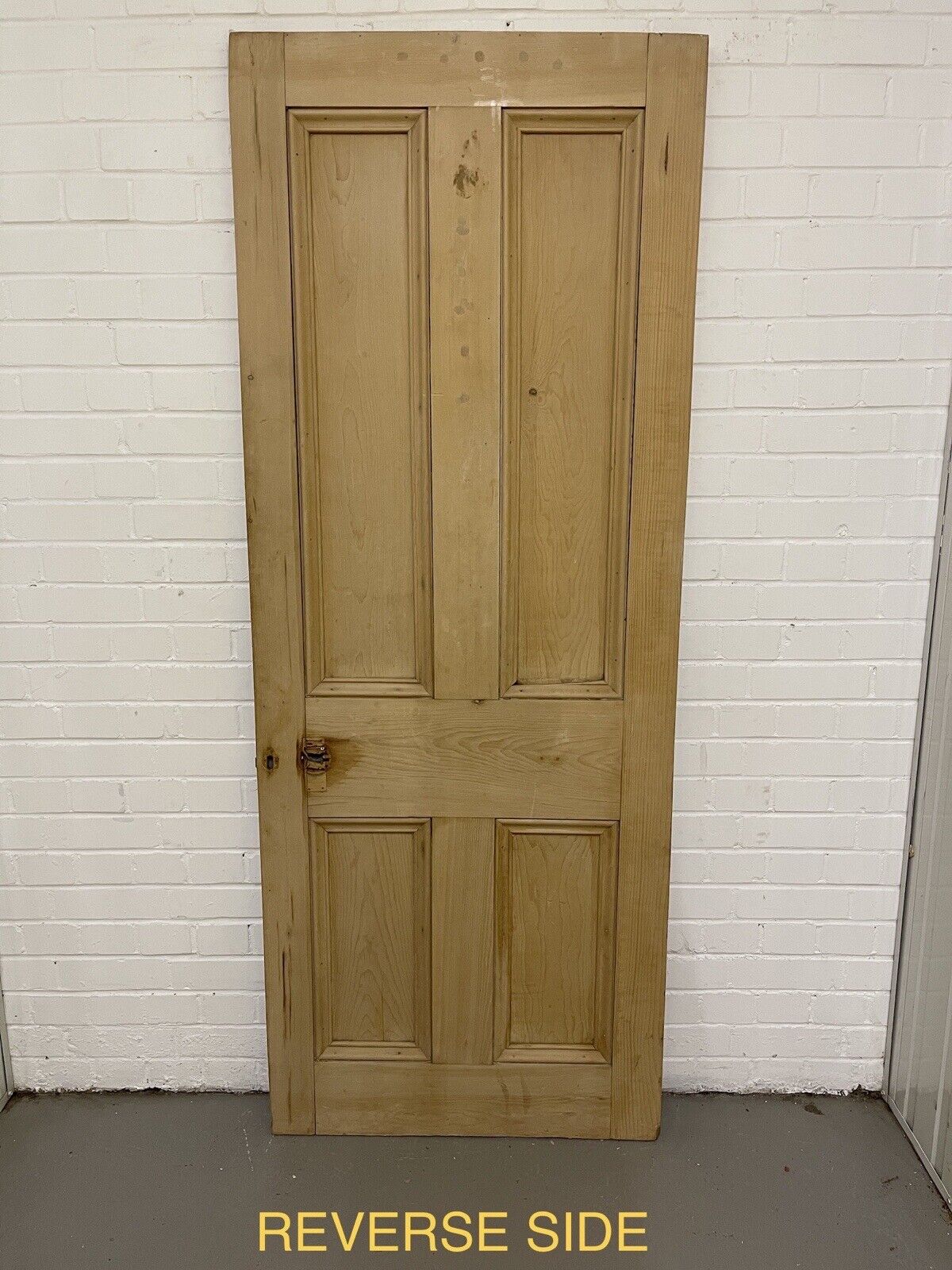 Original Vintage Reclaimed Victorian Pine Internal 4 panel Door 1955 x 763mm
