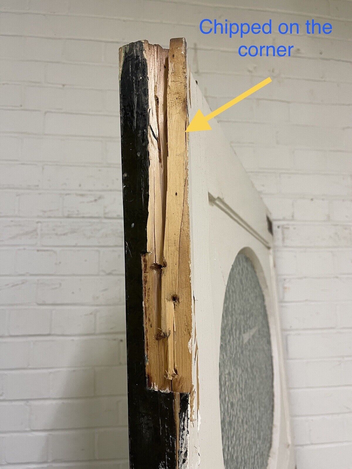 Reclaimed Old 1930s Art Deco Edwardian Timber Wooden Front Door 2025 x 810mm