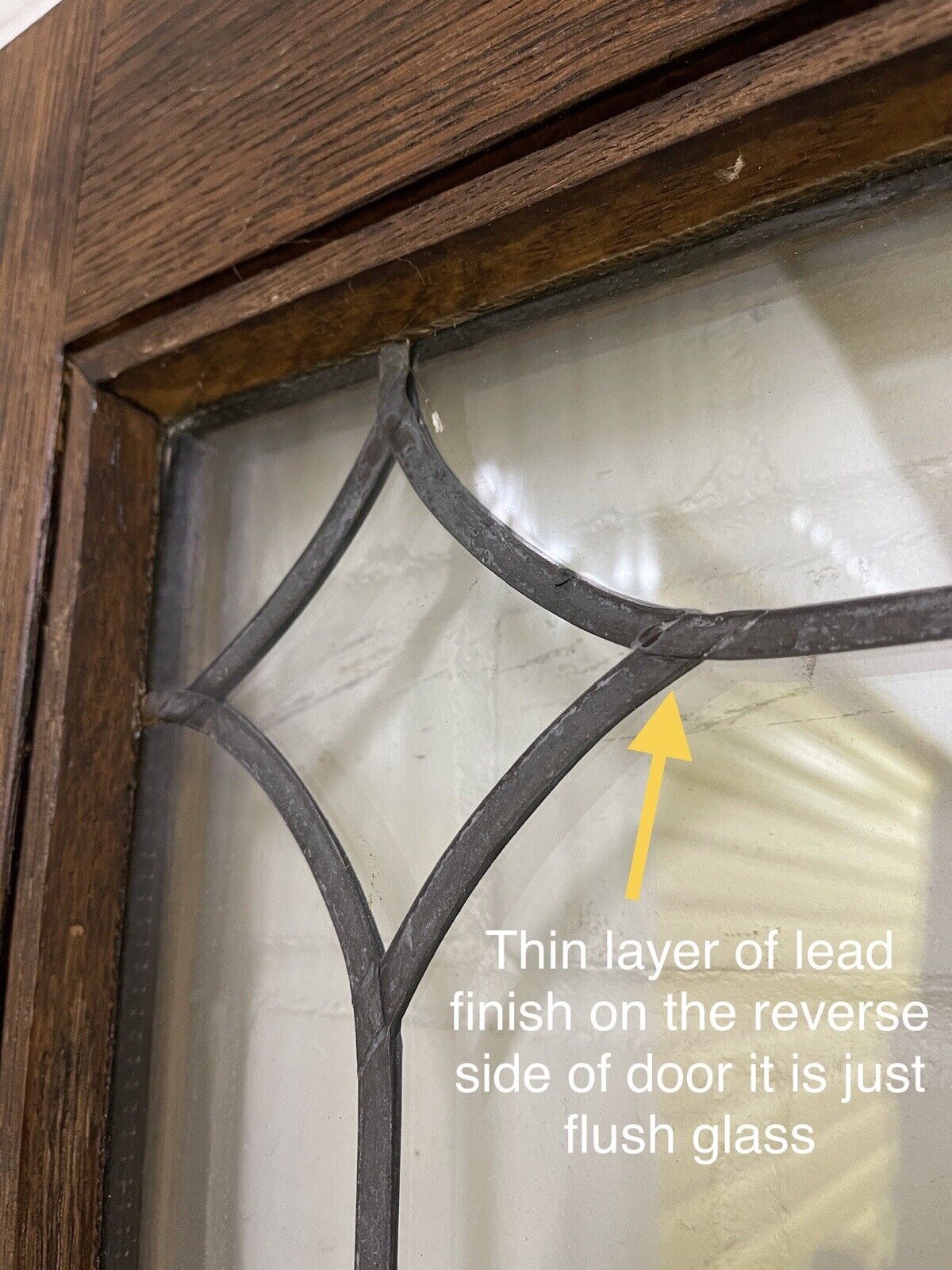 Reclaimed Old Oak French Double Glazed Glass Wooden Double Doors 1995 x 1380mm