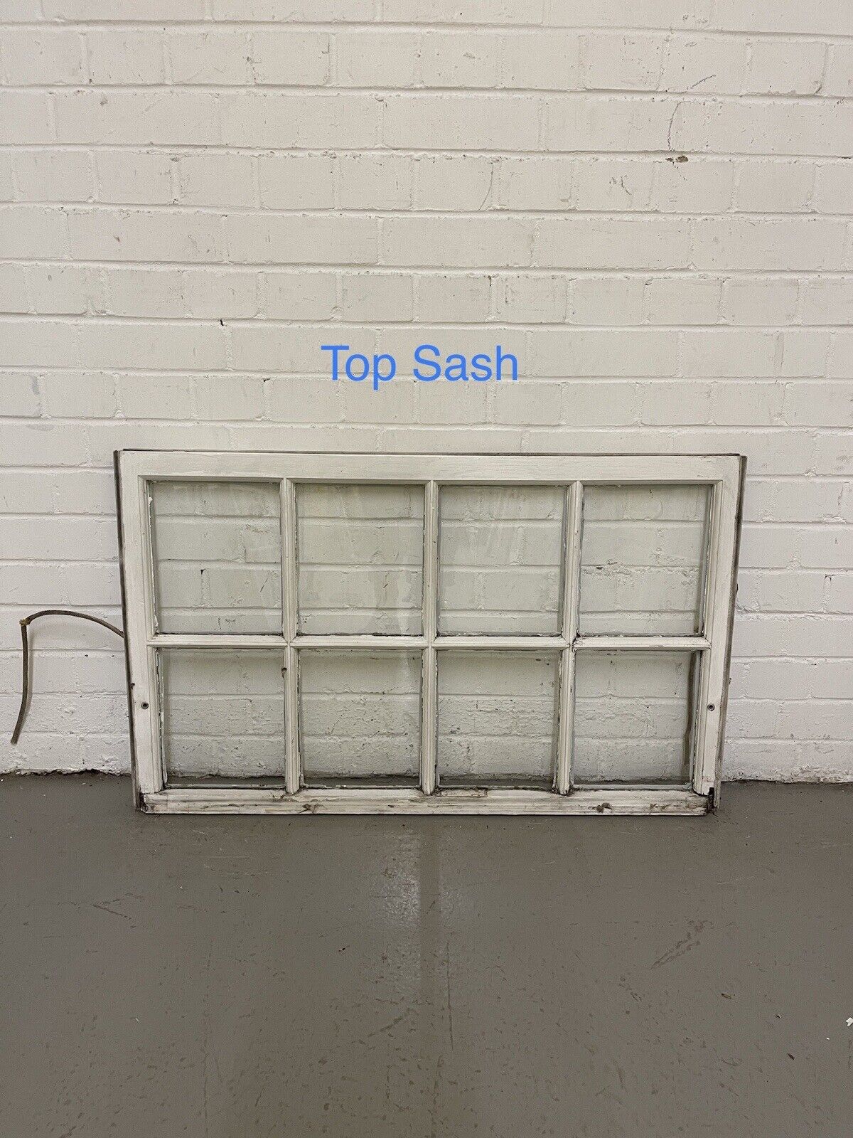 Pair Of Reclaimed Georgian 8 Panel Wooden Panel Sash Window 963x585 965x605