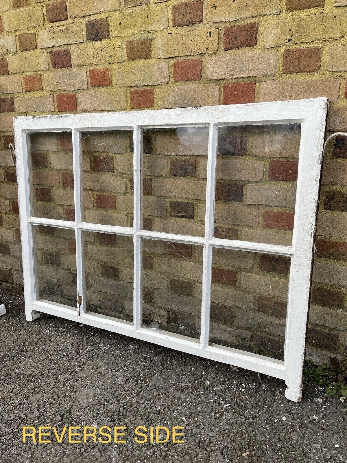 Reclaimed Old Georgian 8 Panel Wooden Sash Window