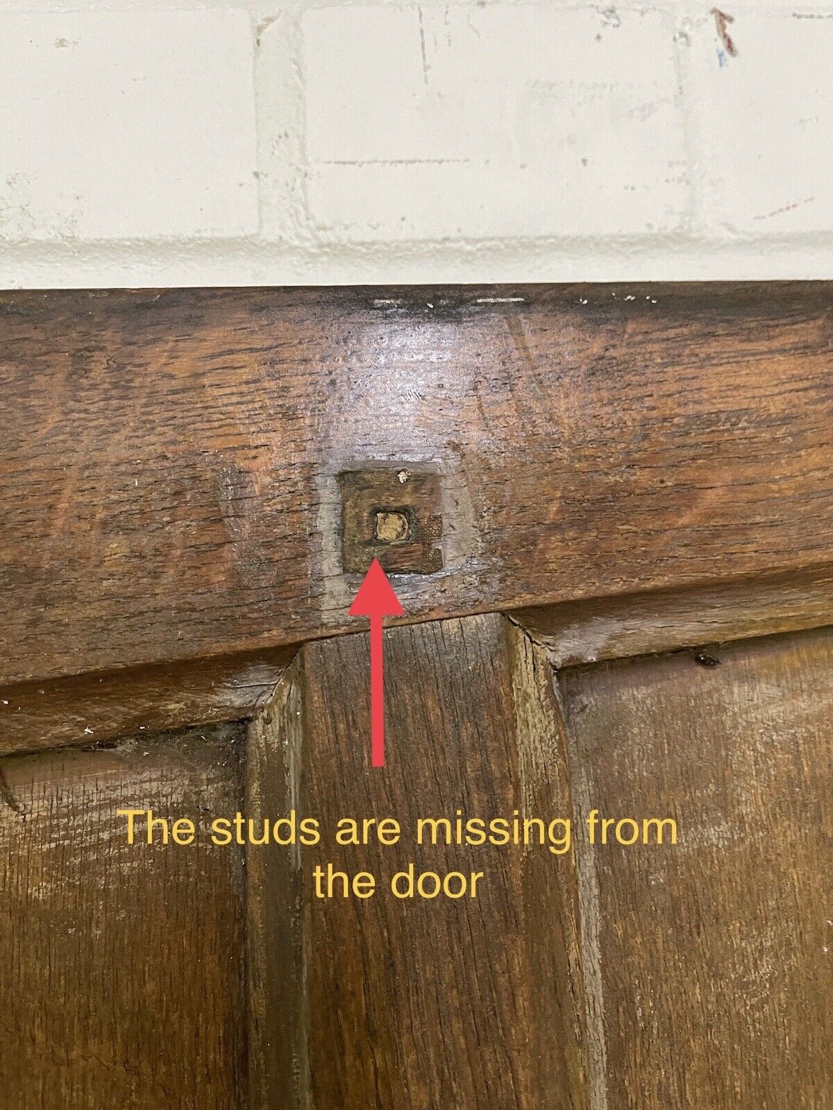 Reclaimed Wooden Front Door 1960 x 830mm