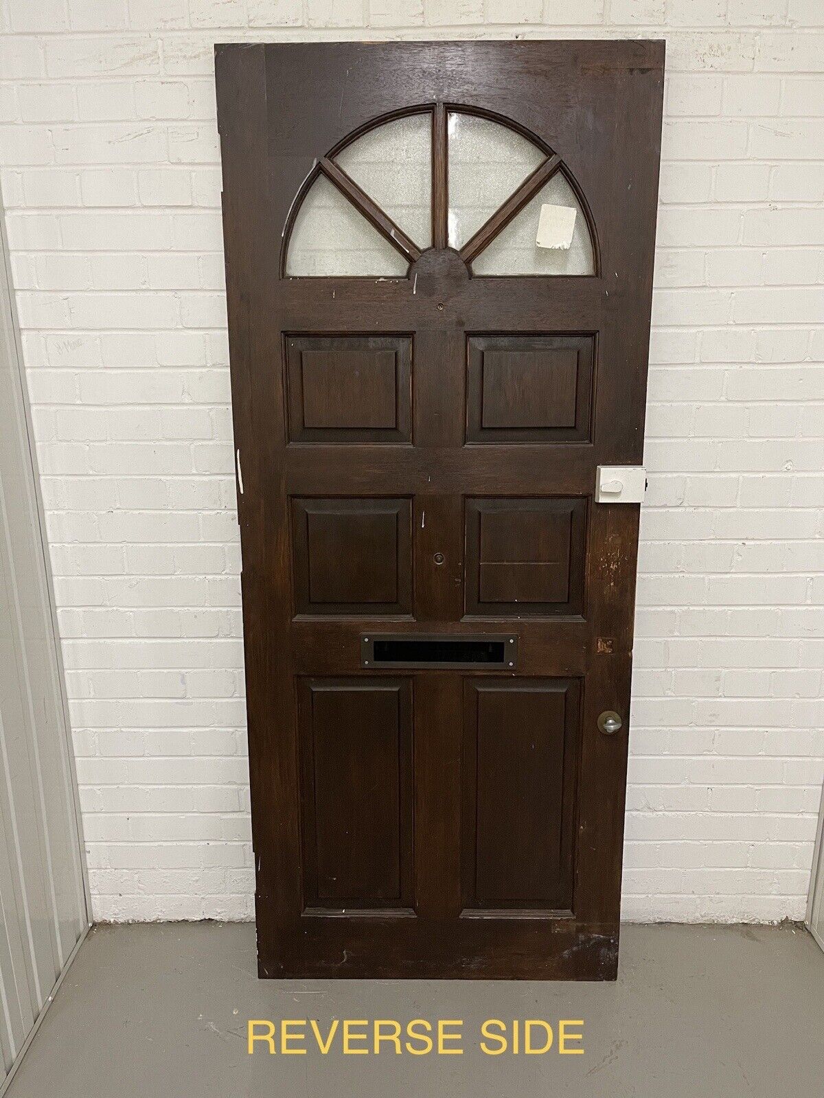 Reclaimed Carolina Old Single Glazed Glass Wooden Door 1967 x 833mm