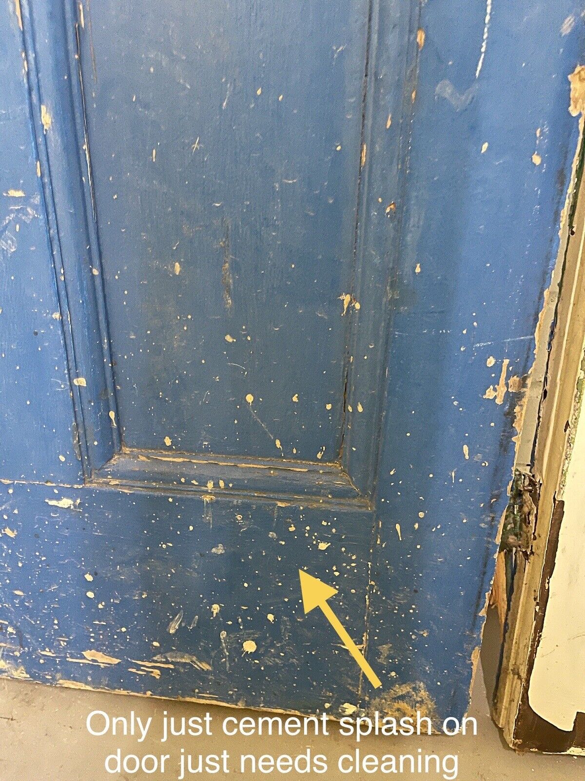 Reclaimed Victorian Georgian Edwardian Wooden Panel Front Door 2080mm x 860mm