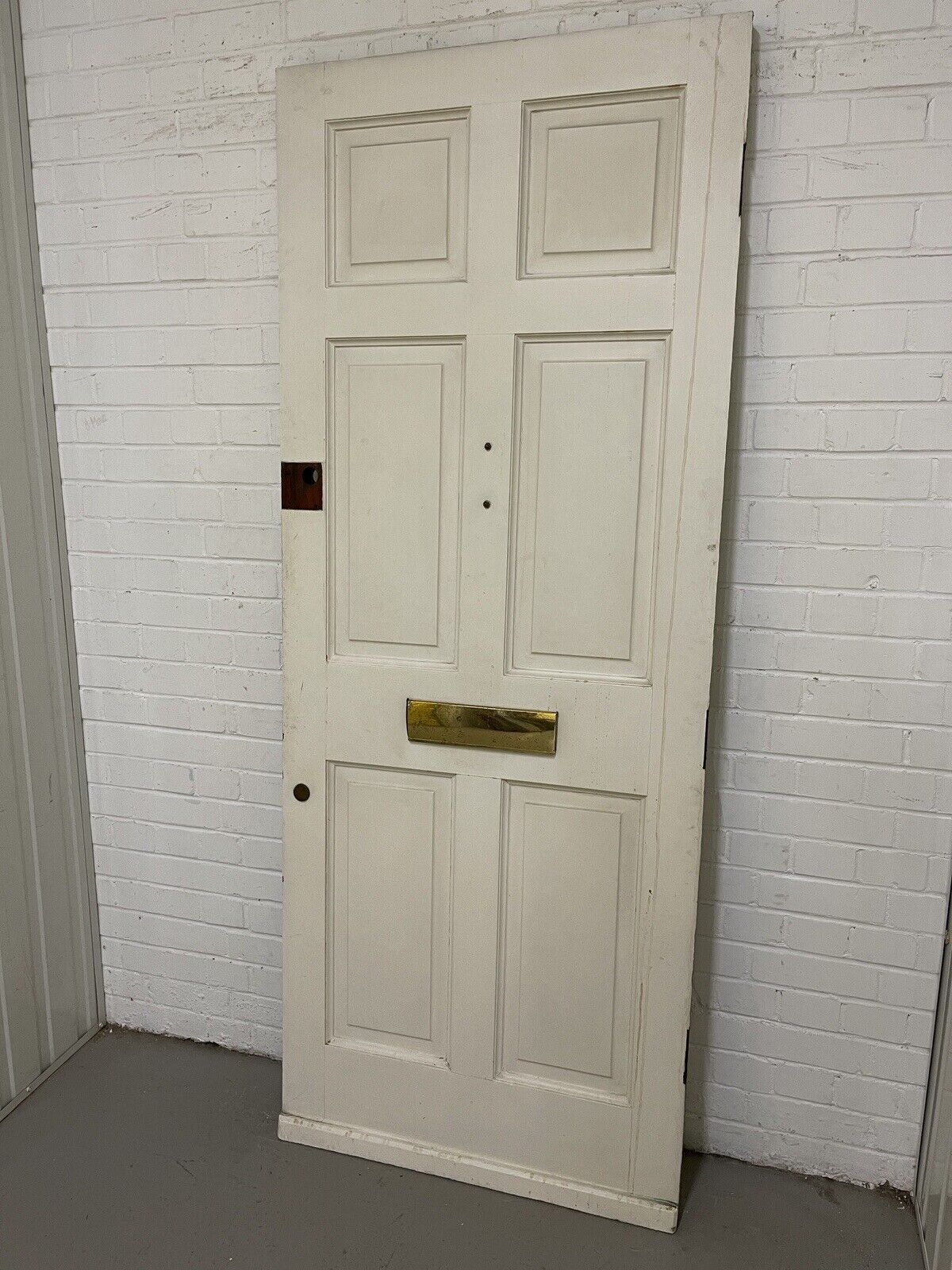 Reclaimed Old Wooden Bespoke Hardwood Front Door 2030 x 803mm