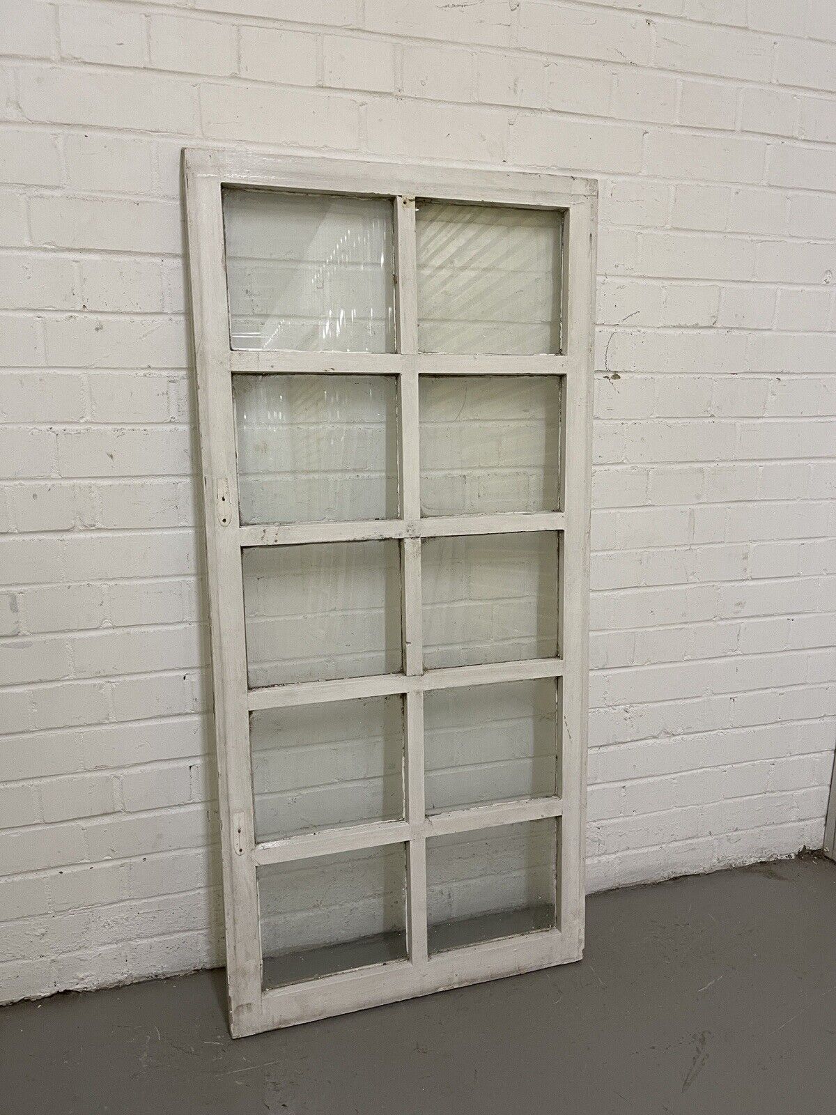 Modern Georgian 10 Panel Wooden Window 605 x 1295mm