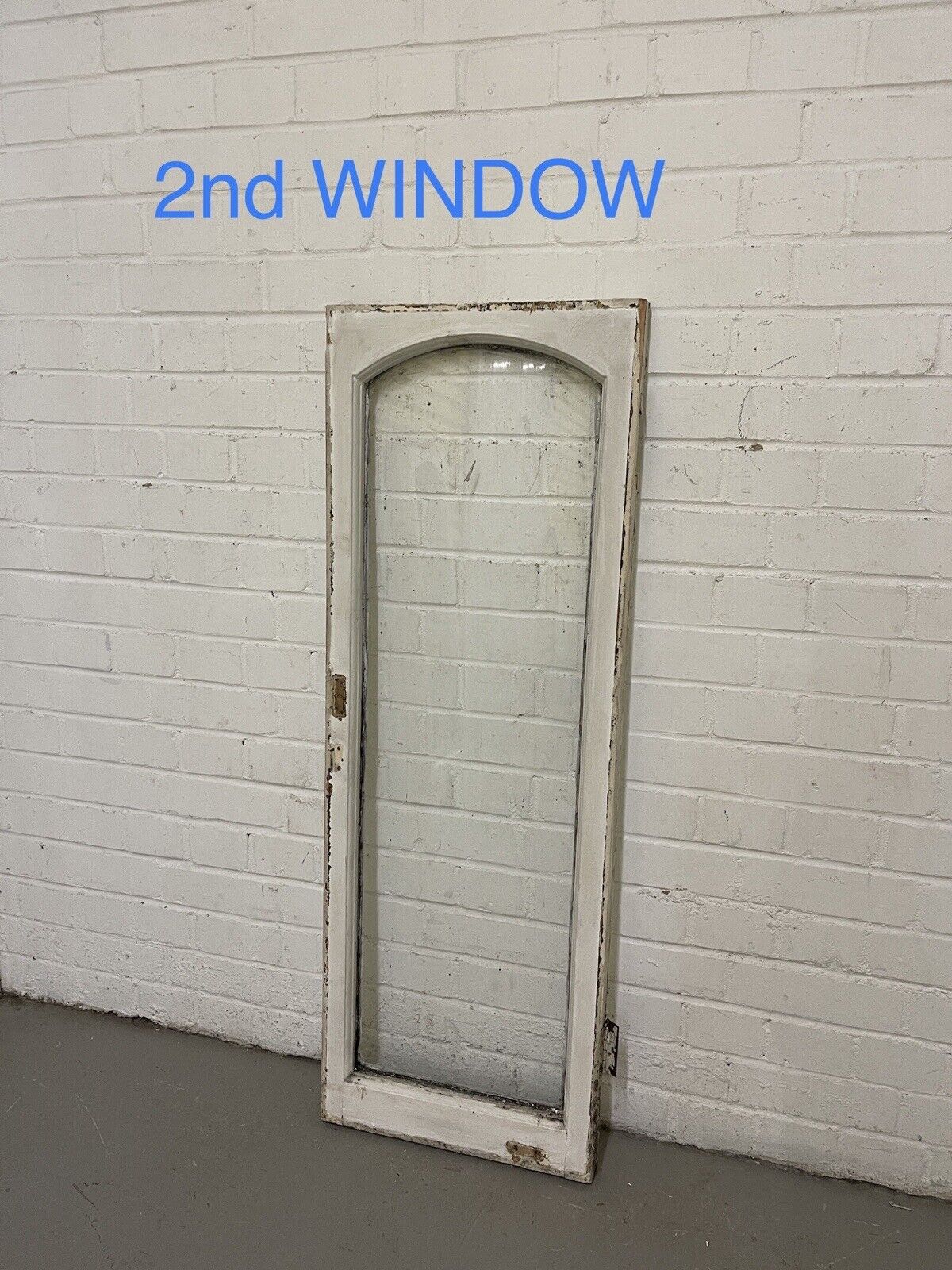 Job Lot Of 5 Reclaimed Old Edwardian Arch Wooden Windows 1160 x 413mm