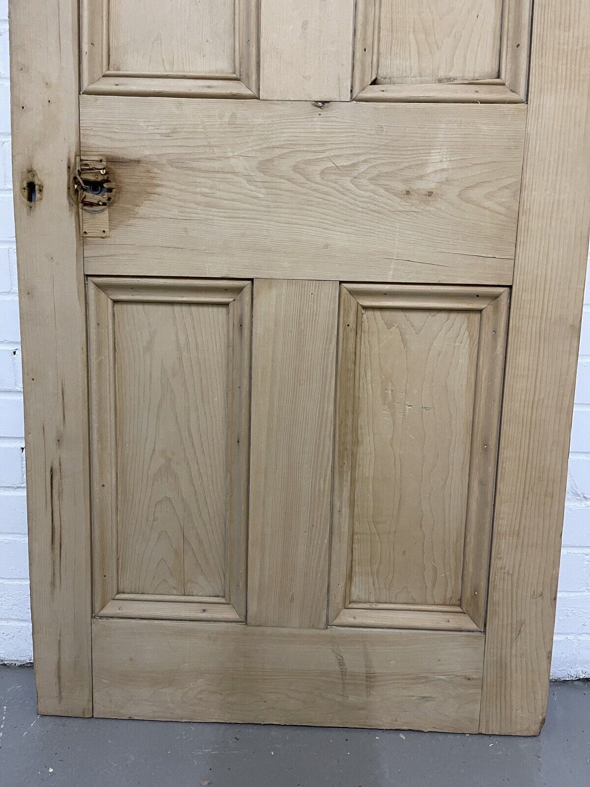 Original Vintage Reclaimed Victorian Pine Internal 4 panel Door 1955 x 763mm