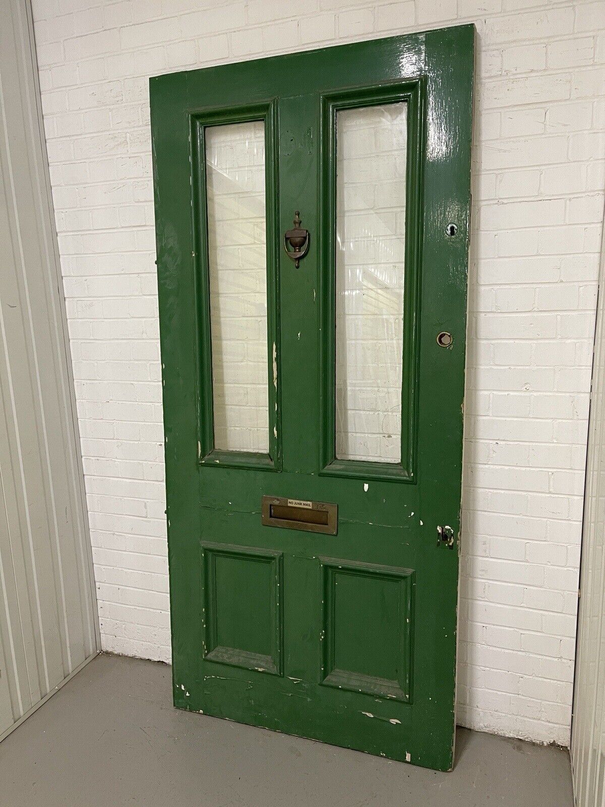 Reclaimed Old Victorian Edwardian Wooden Panel Front Door 2130 x 990 or 985mm