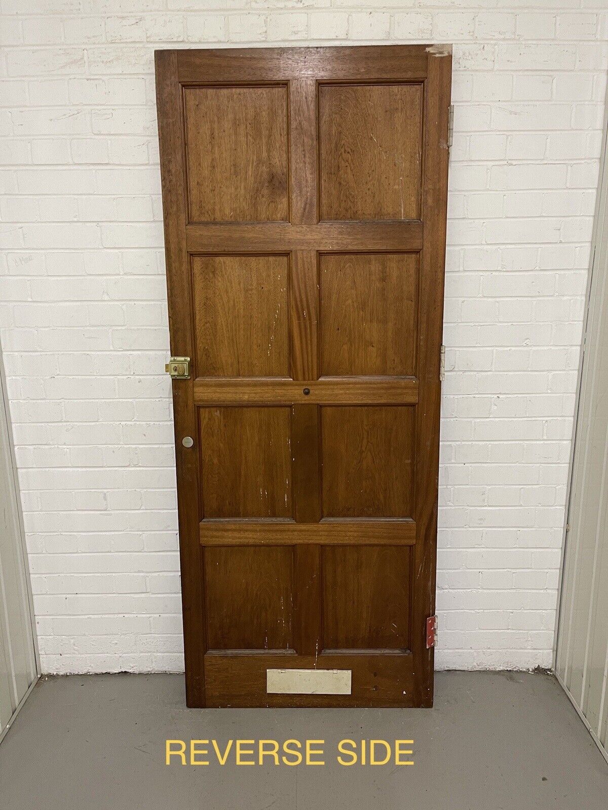 Reclaimed  Style Wooden Panel External Front Door 1982 or 1962 x 805mm