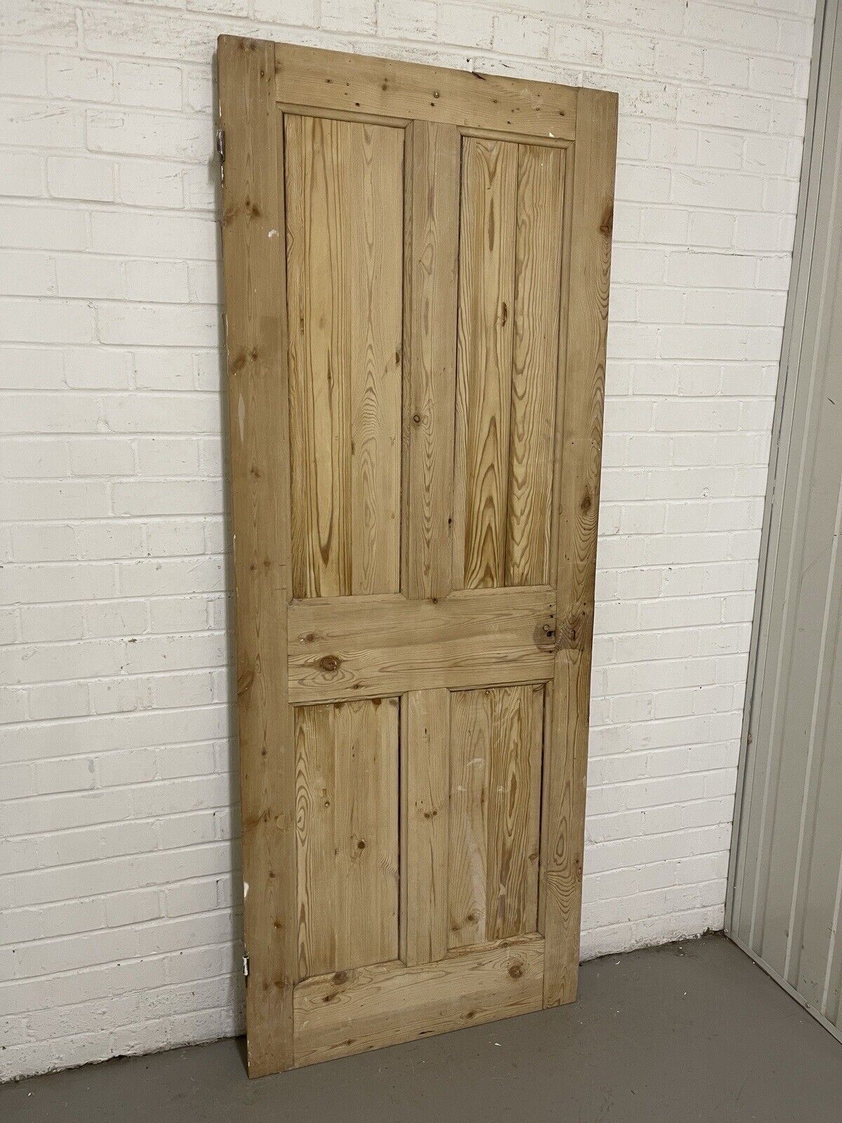 Vintage Reclaimed Victorian Pine Internal 4 panel Door 1963 or 1957 x 760 x 38