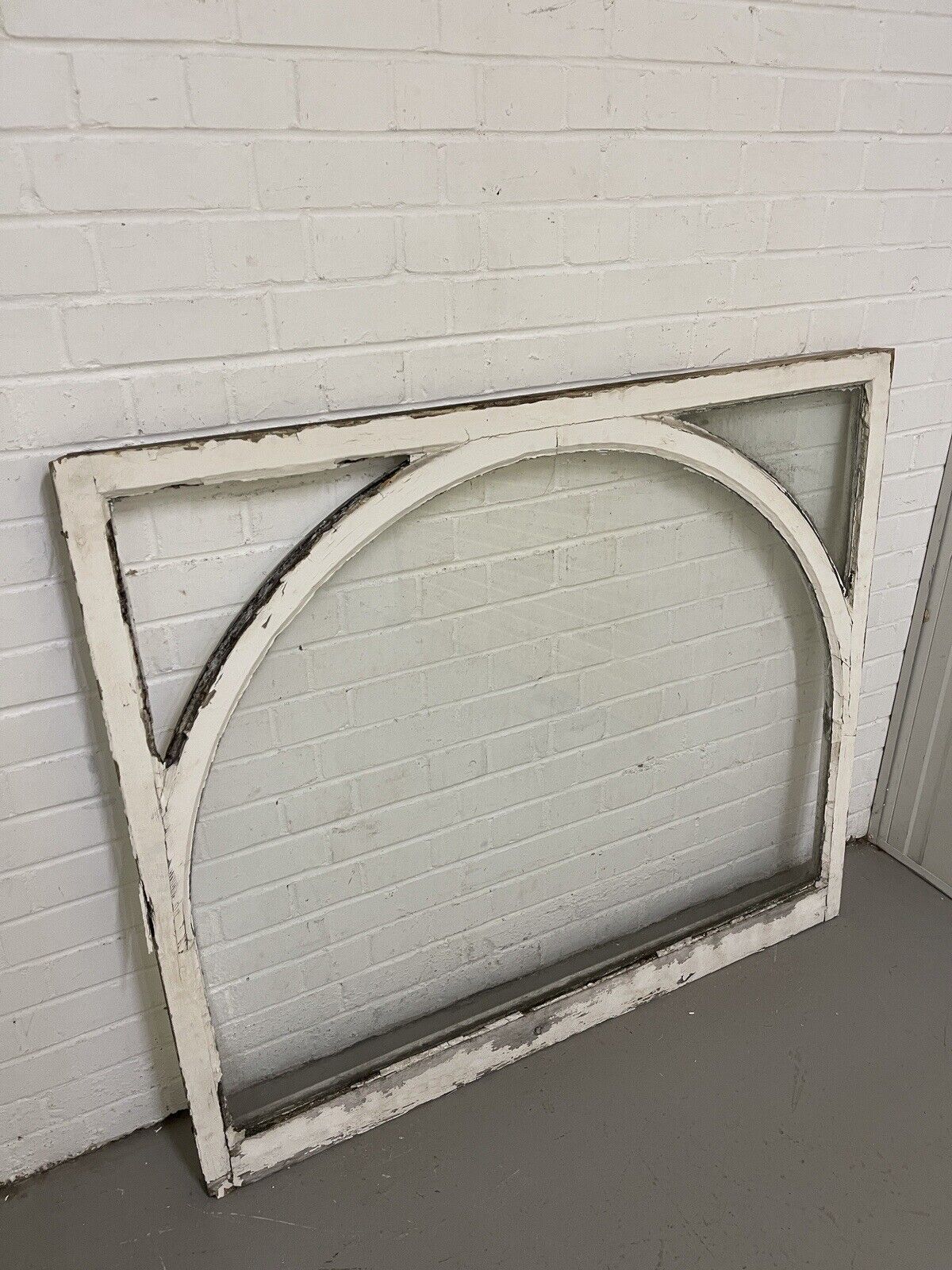 Reclaimed Old Edwardian Arch Wooden Sash Window 1255 x 1080mm