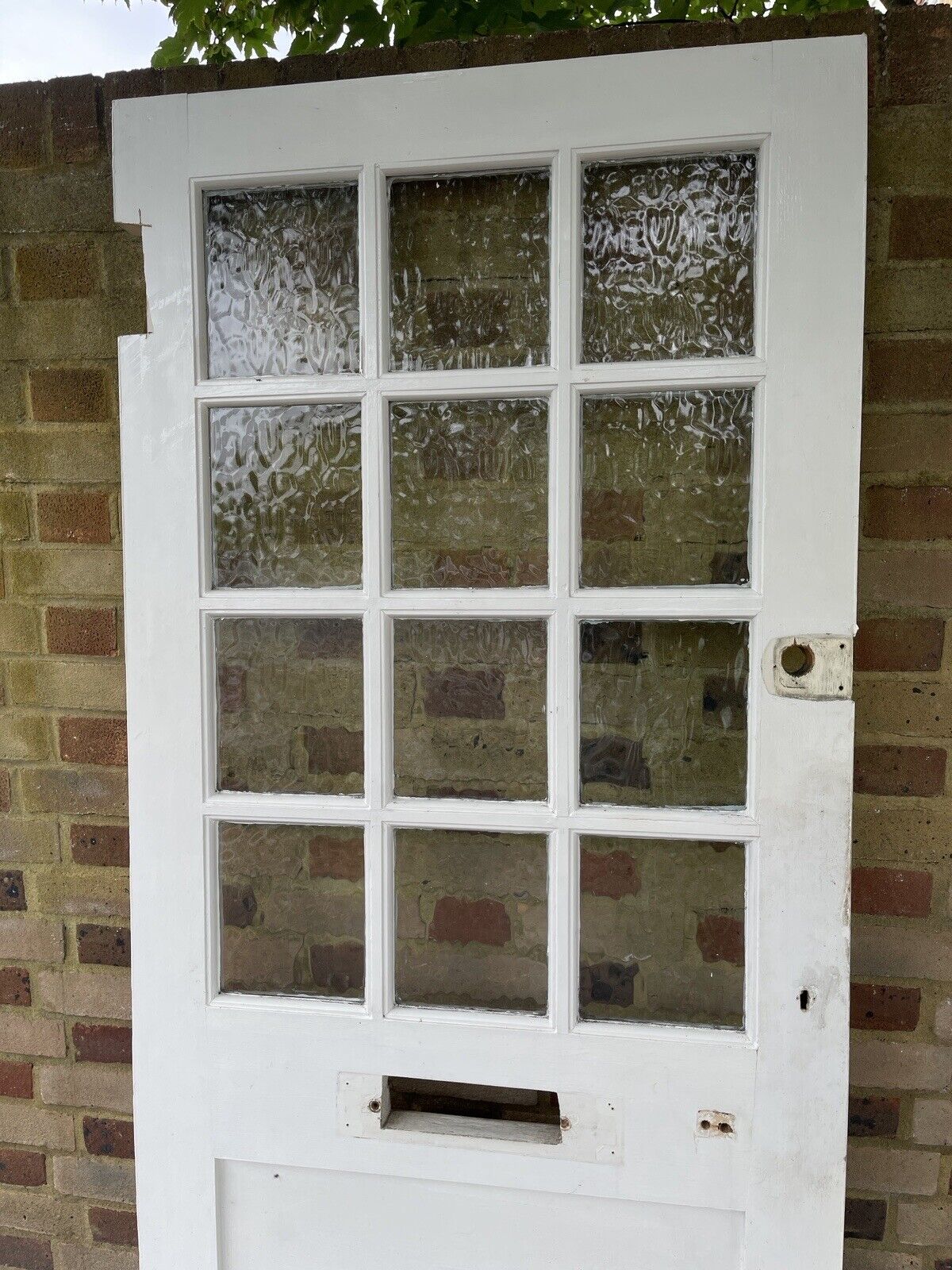 Reclaimed Georgian Wooden Panel Summer House External Door 1970 x 840mm
