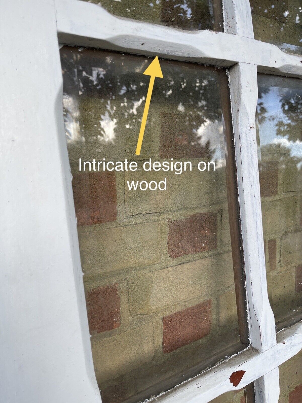 Reclaimed Georgian Oak Wooden Panel Bevelled Glass External Door 2125 x 906mm