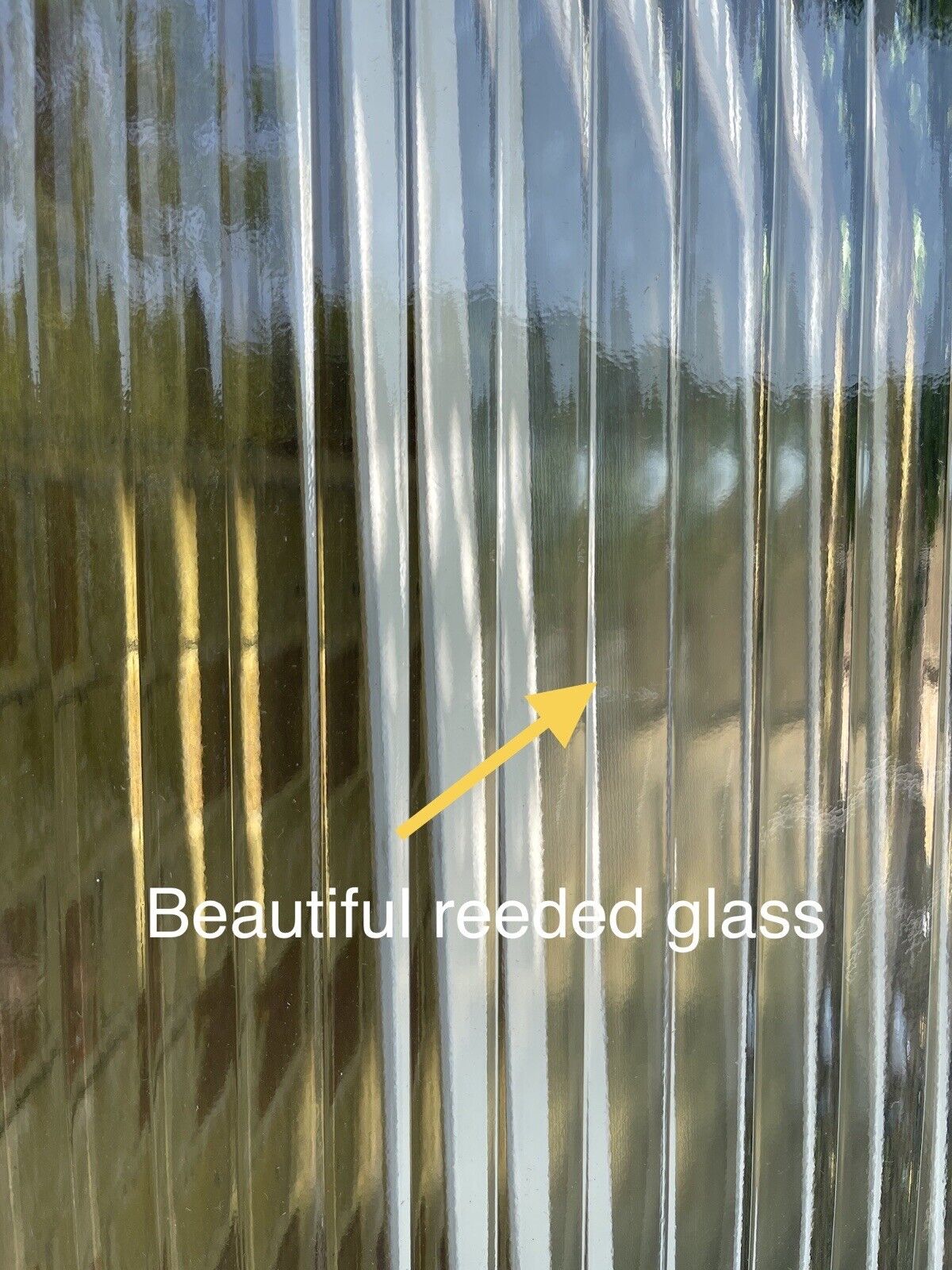 Reclaimed Reeded Glass Internal Or External French Doors 1950 x 1505mm