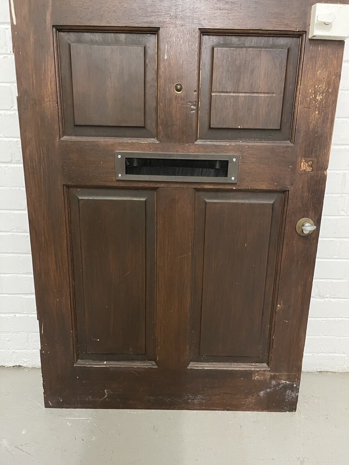 Reclaimed Carolina Old Single Glazed Glass Wooden Door 1967 x 833mm