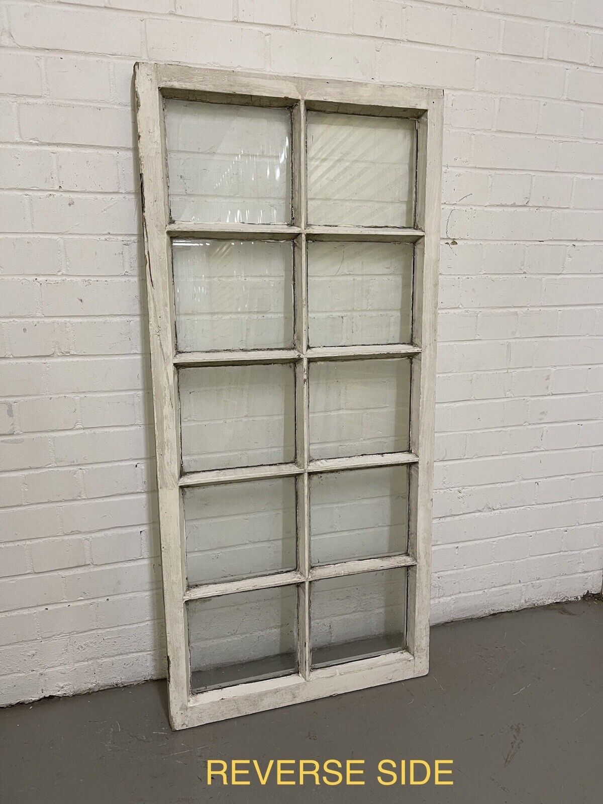 Modern Georgian 10 Panel Wooden Window 605 x 1295mm
