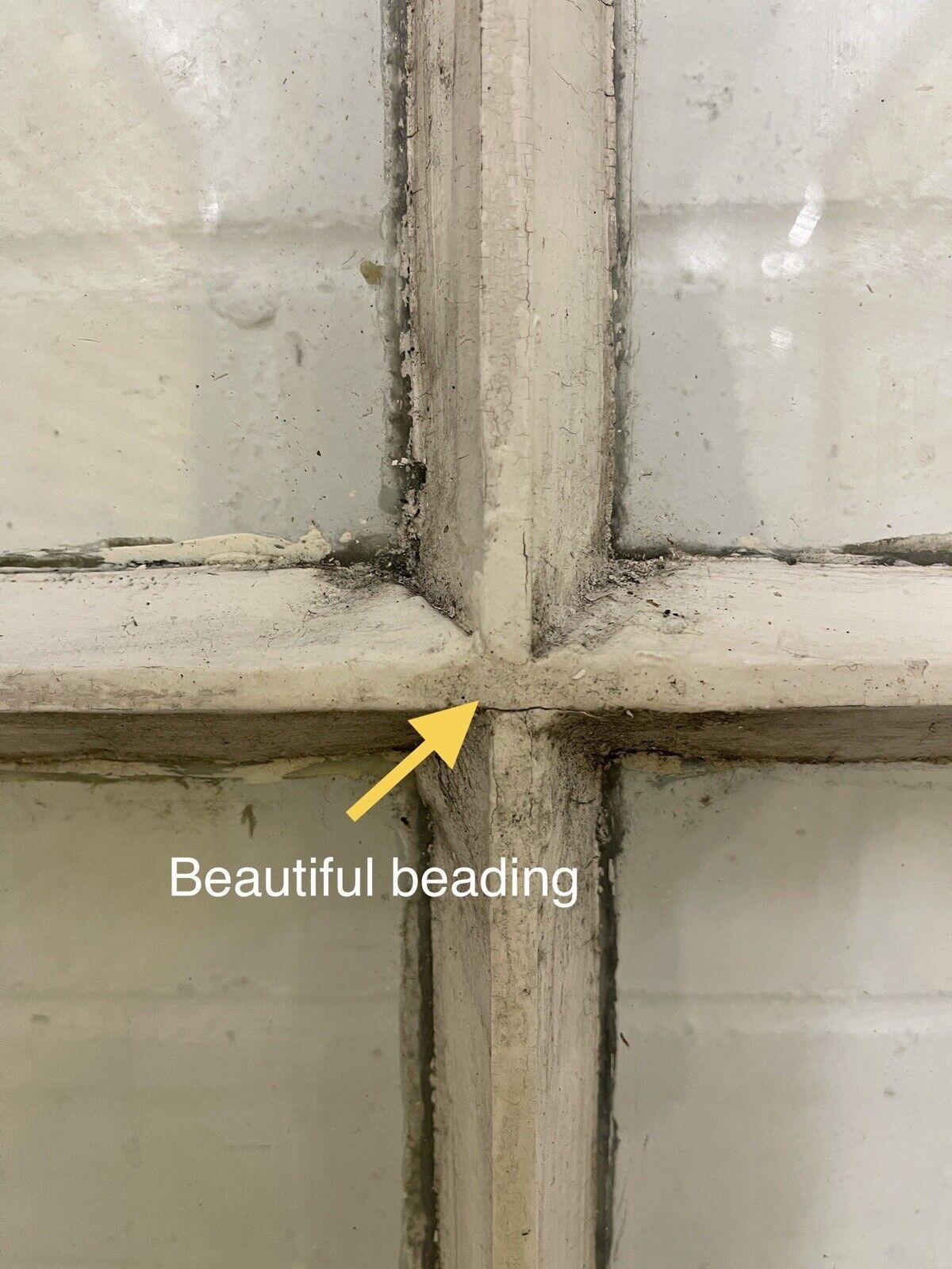 Modern Georgian 10 Panel Wooden Window 605 x 1295mm