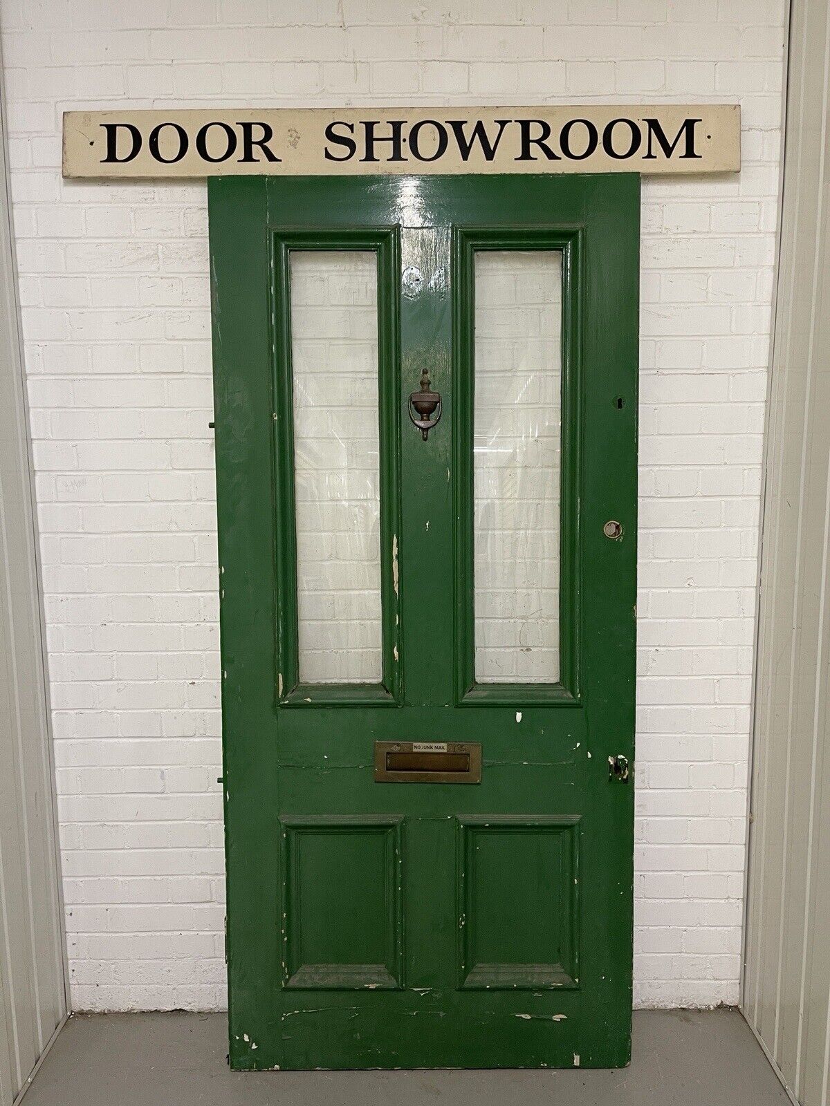 Reclaimed Old Victorian Edwardian Wooden Panel Front Door 2130 x 990 or 985mm