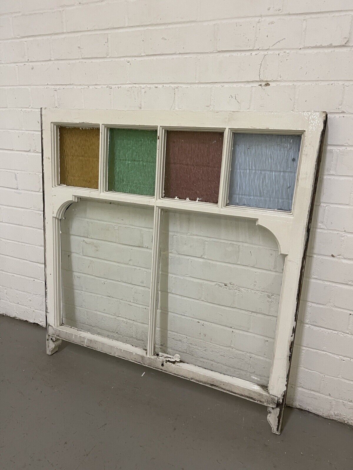 Reclaimed Old Georgian Edwardian Panel Wooden Sash Window 910 x 932mm