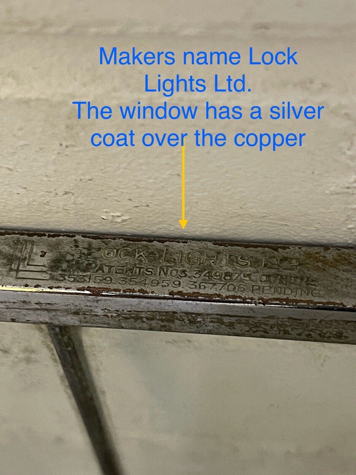 Pair Of Reclaimed Arts & Crafts Copper Window Glass Panels 360mm x 260mm