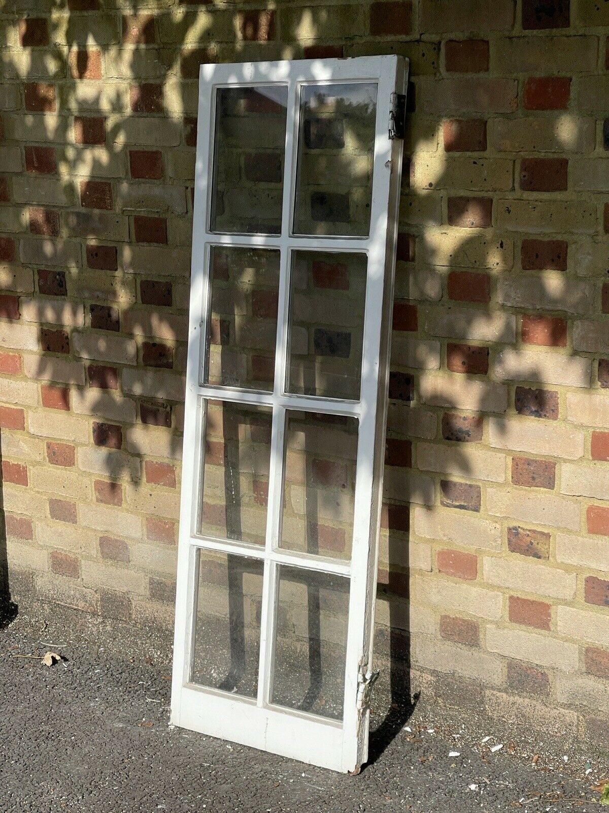 Reclaimed Old Georgian 8 Panel Wooden Window 1500 x 520mm