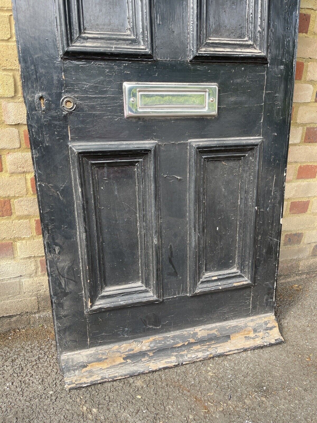 Reclaimed Victorian Wooden Panel External Front Door 2020 x 810mm
