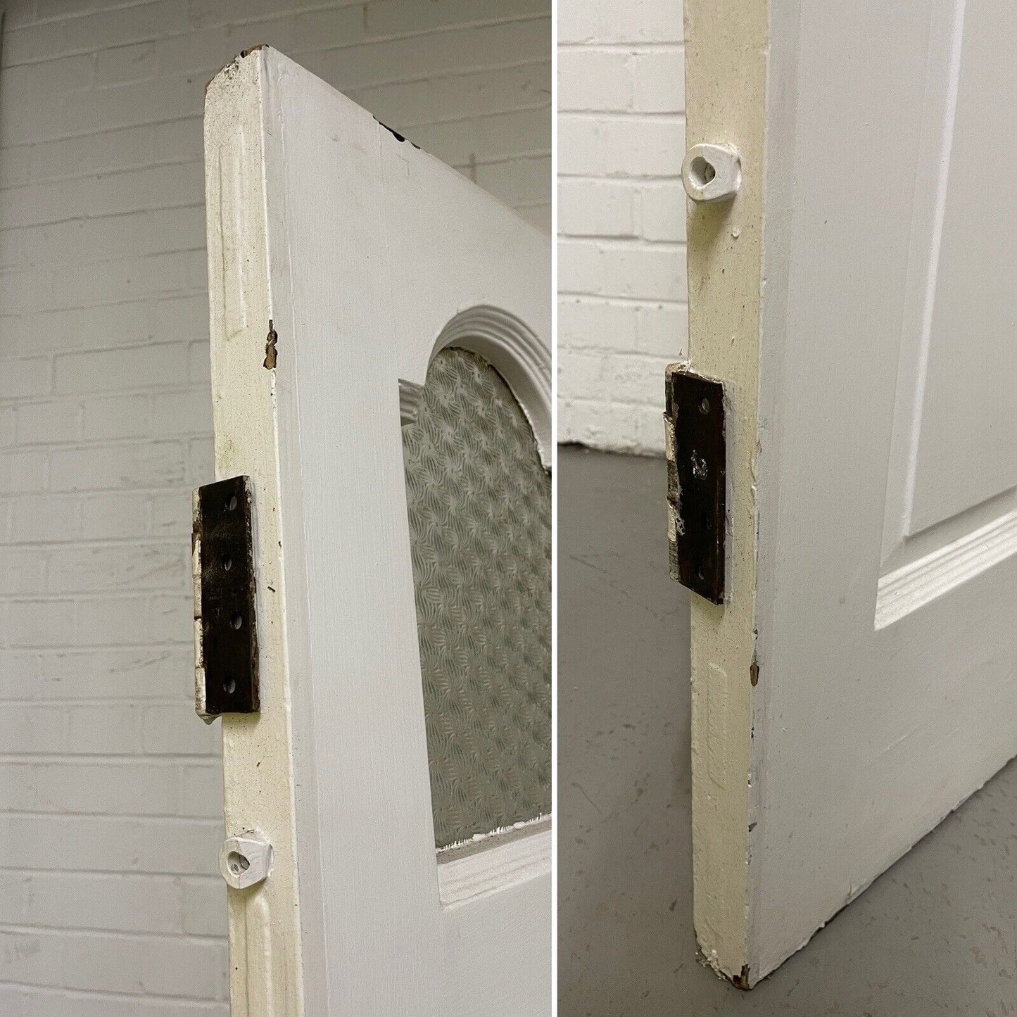 Reclaimed Victorian Edwardian Wooden Panel Front Door 2130 x 910mm