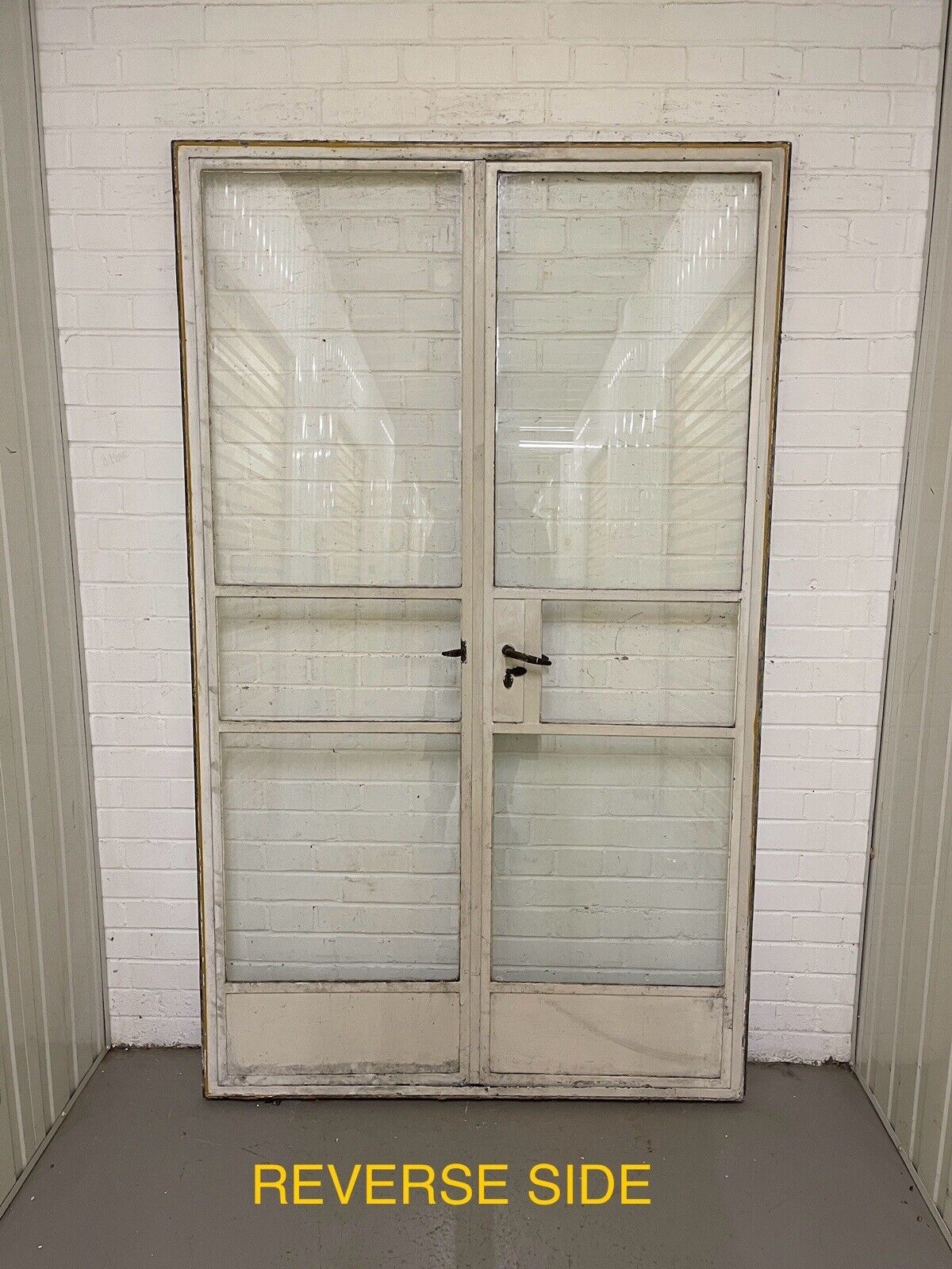 Reclaimed Vintage Industrial Crittall Crital Steel French Doors 1235 x 2055mm