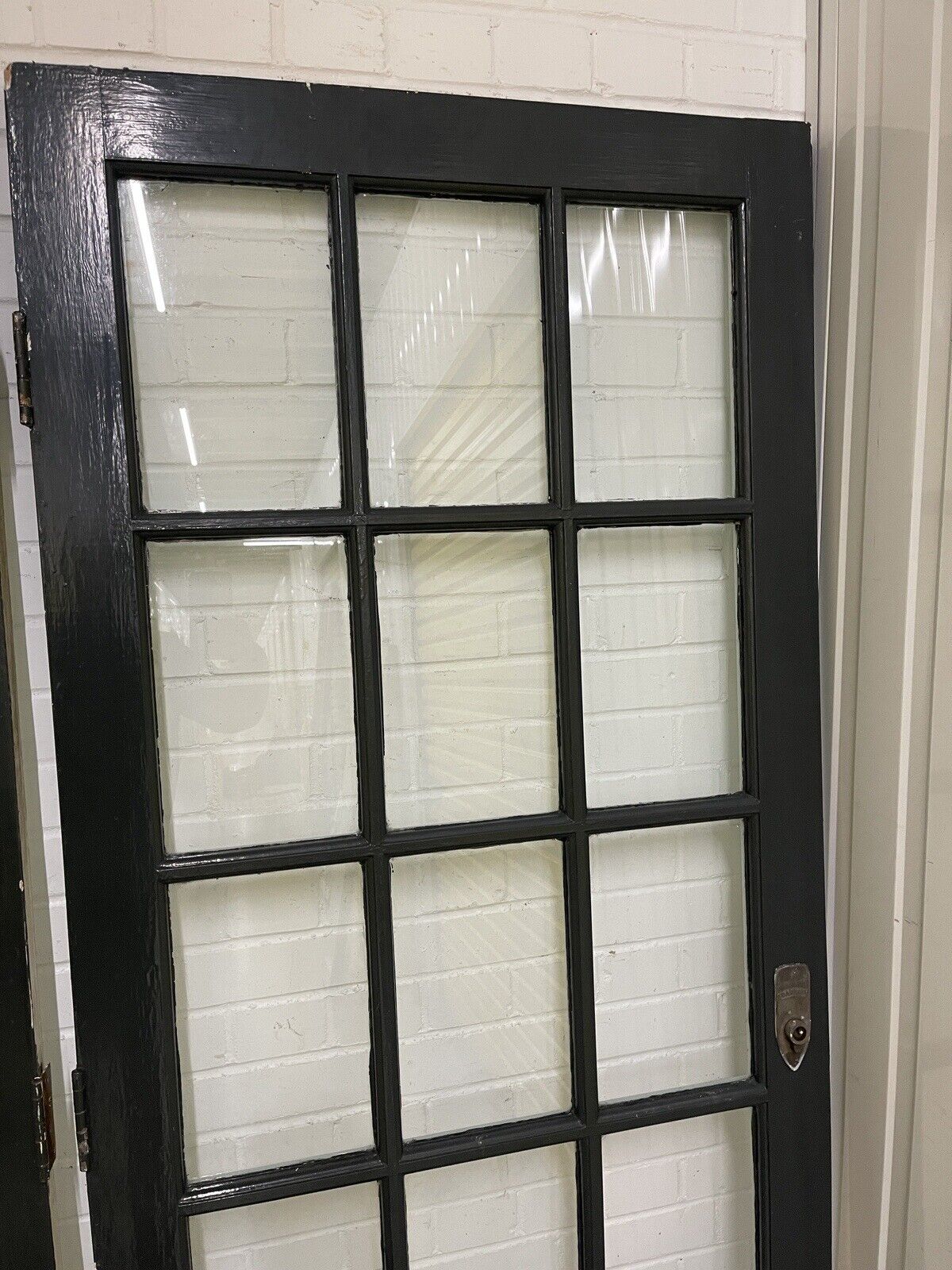 Pair Of Reclaimed Georgian Wooden Panel External Side Back Doors 1980 x 835mm