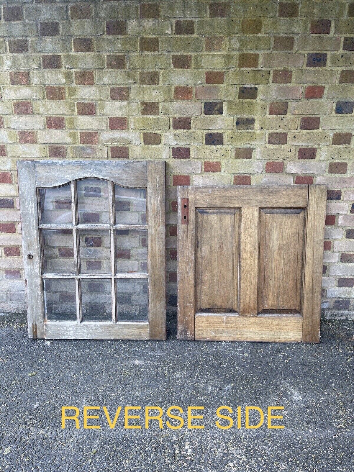 Solid Hardwood External Glass panel Stable Door 1980 X 834mm