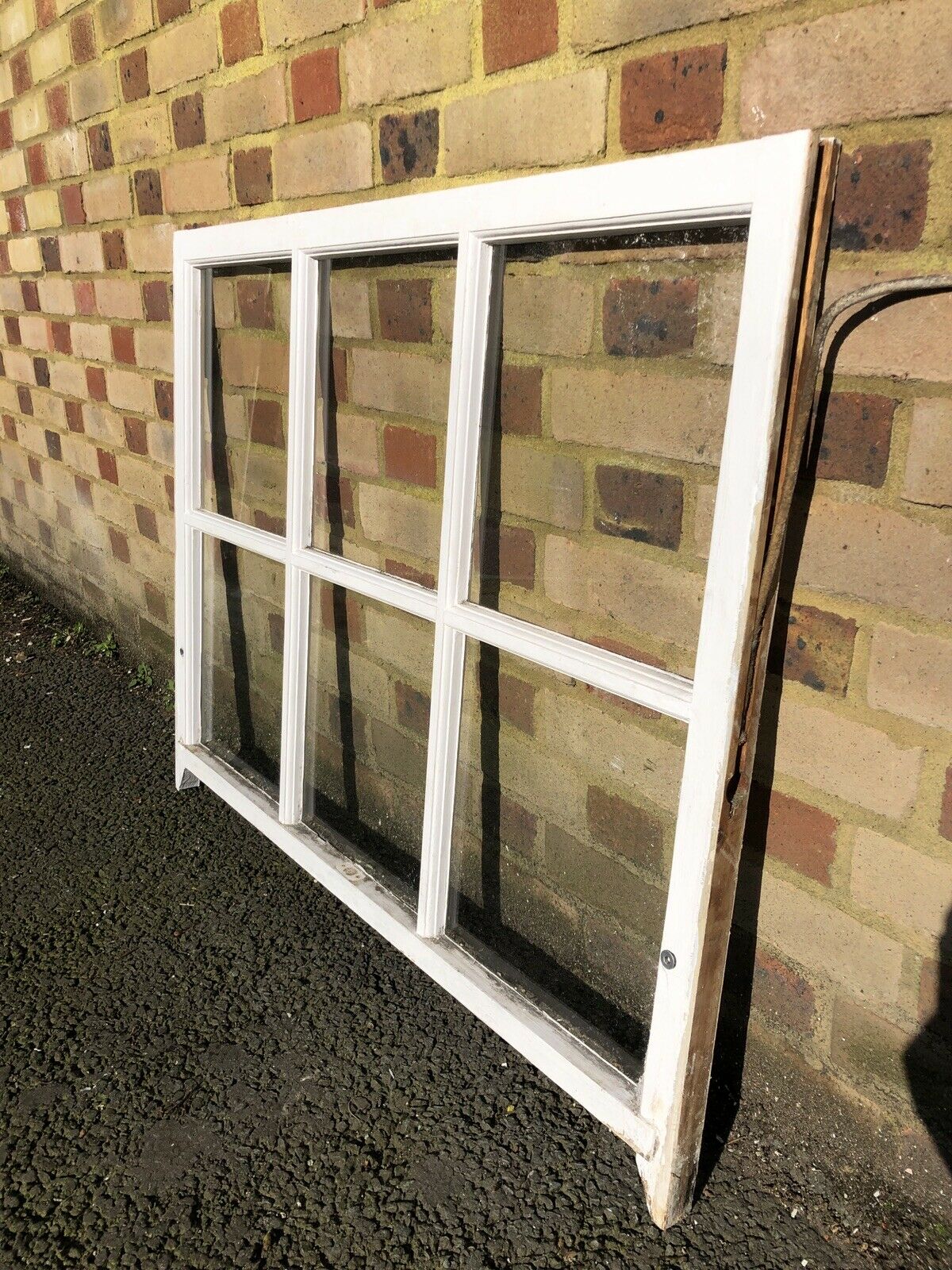 Reclaimed Old Georgian 6 Panel Wooden Sash Window