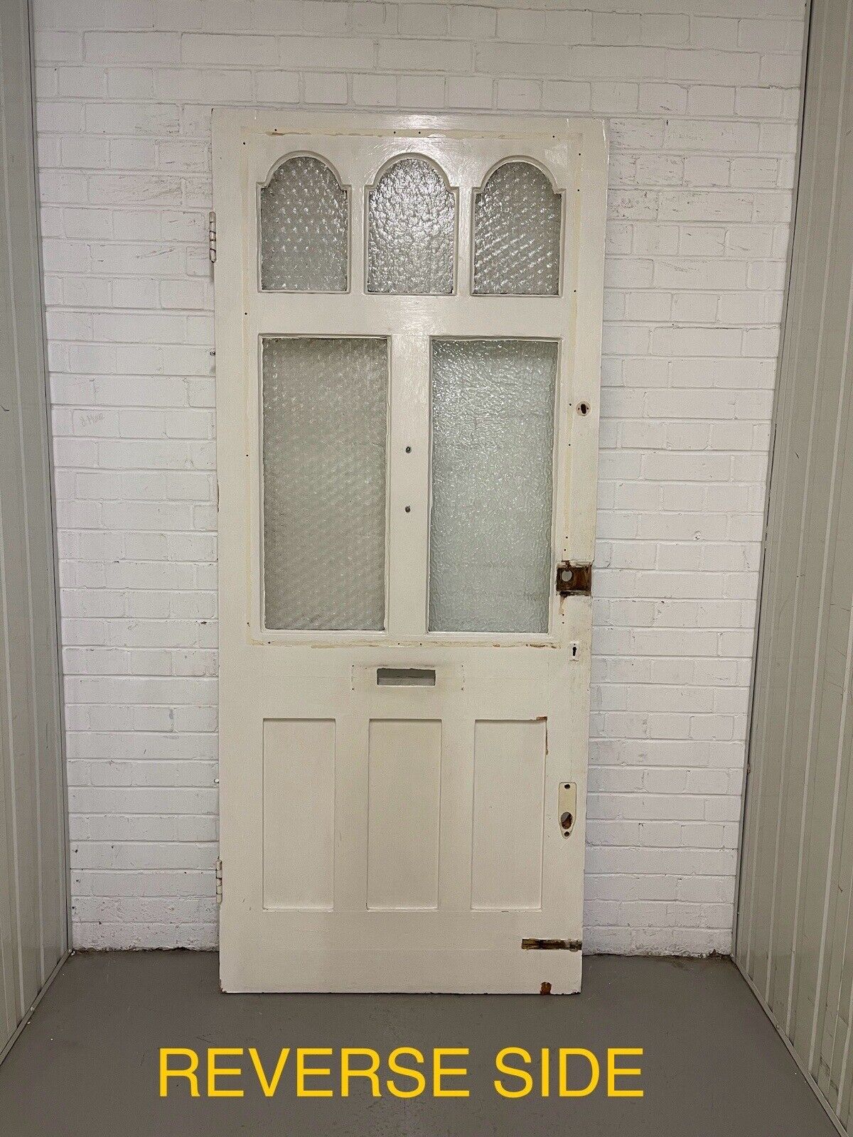 Reclaimed Victorian Edwardian Wooden Panel Front Door 2130 x 915mm