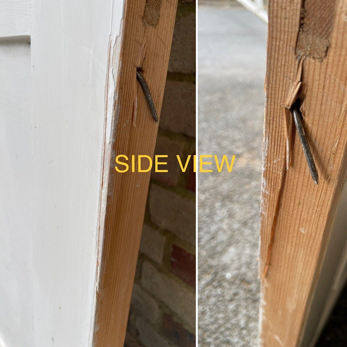 Reclaimed Georgian Wooden Panel Summer House External Door 1970 x 840mm