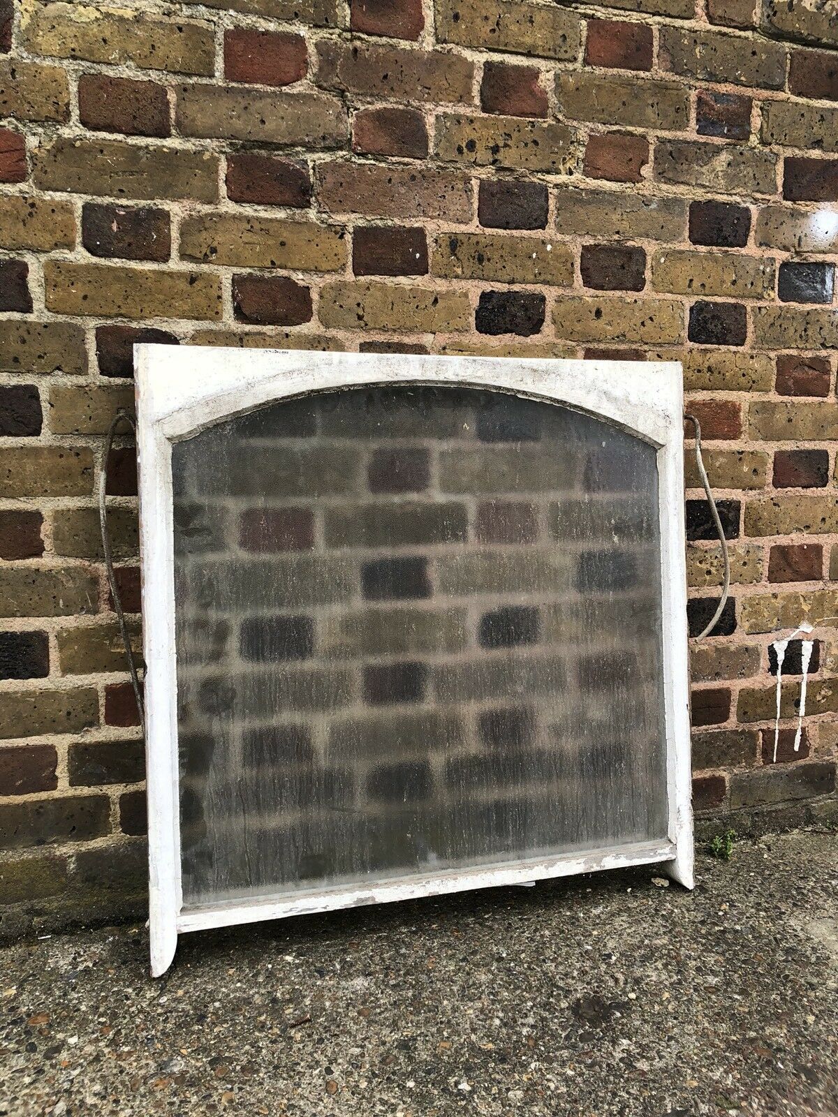 Reclaimed Old Victorian Edwardian Arch Panel Sash Window
