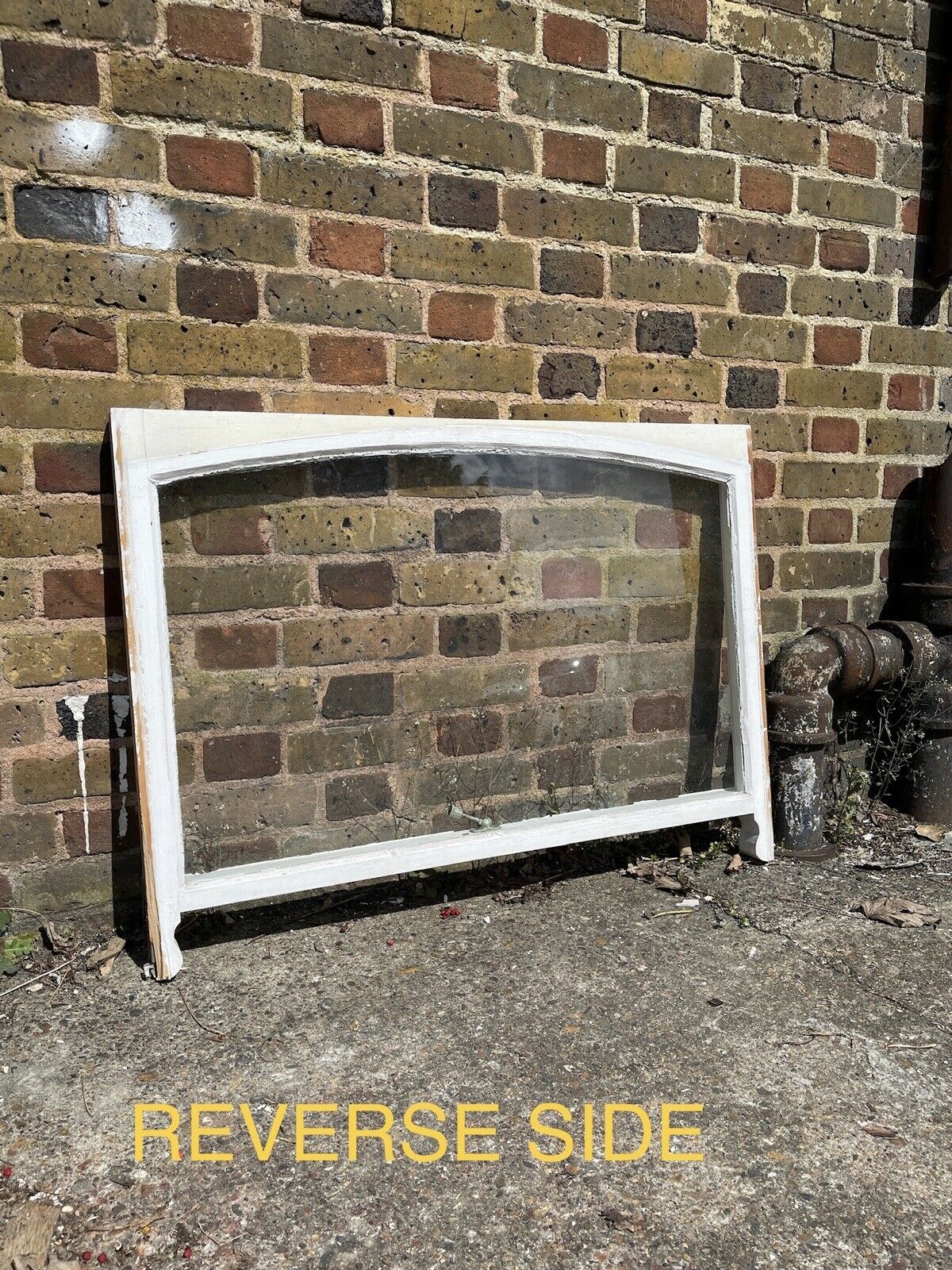 Reclaimed Old Victorian Edwardian Arch Panel Wooden Sash Window
