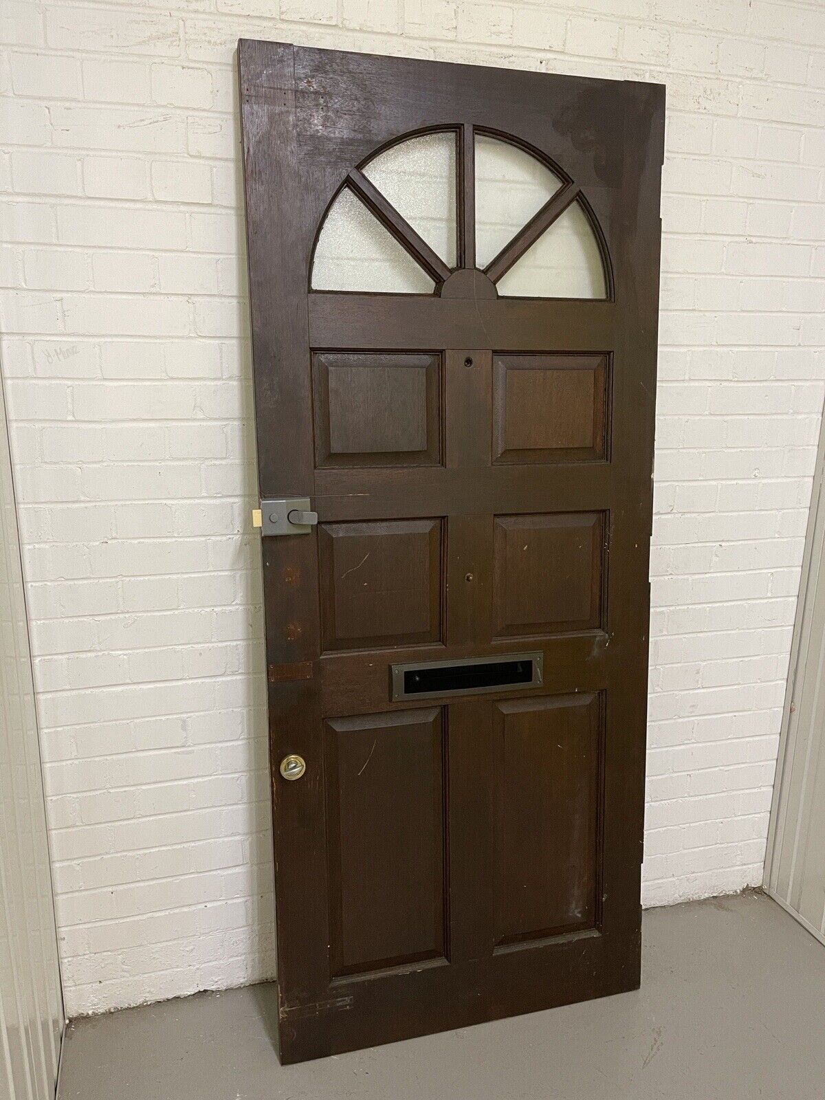 Reclaimed Carolina Old Single Glazed Glass Wooden Door 1967 x 835mm