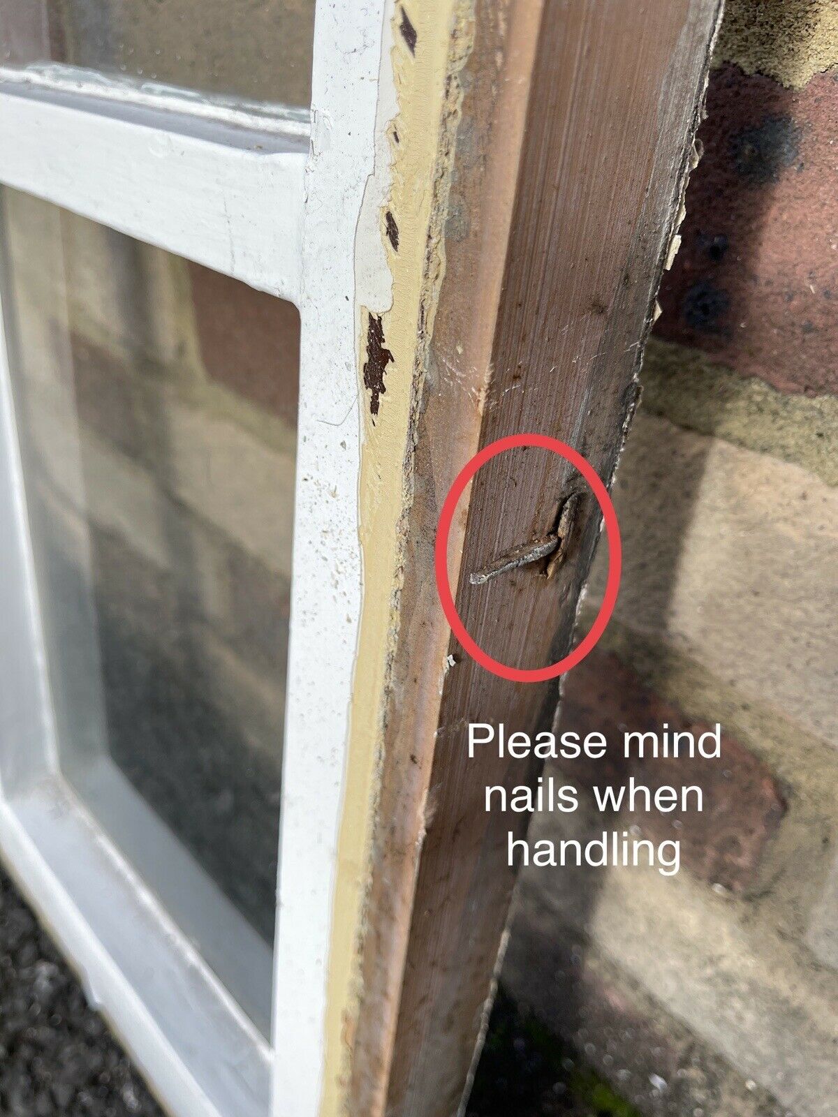 Modern Georgian 4 Panel Wooden Window 563 x 750mm