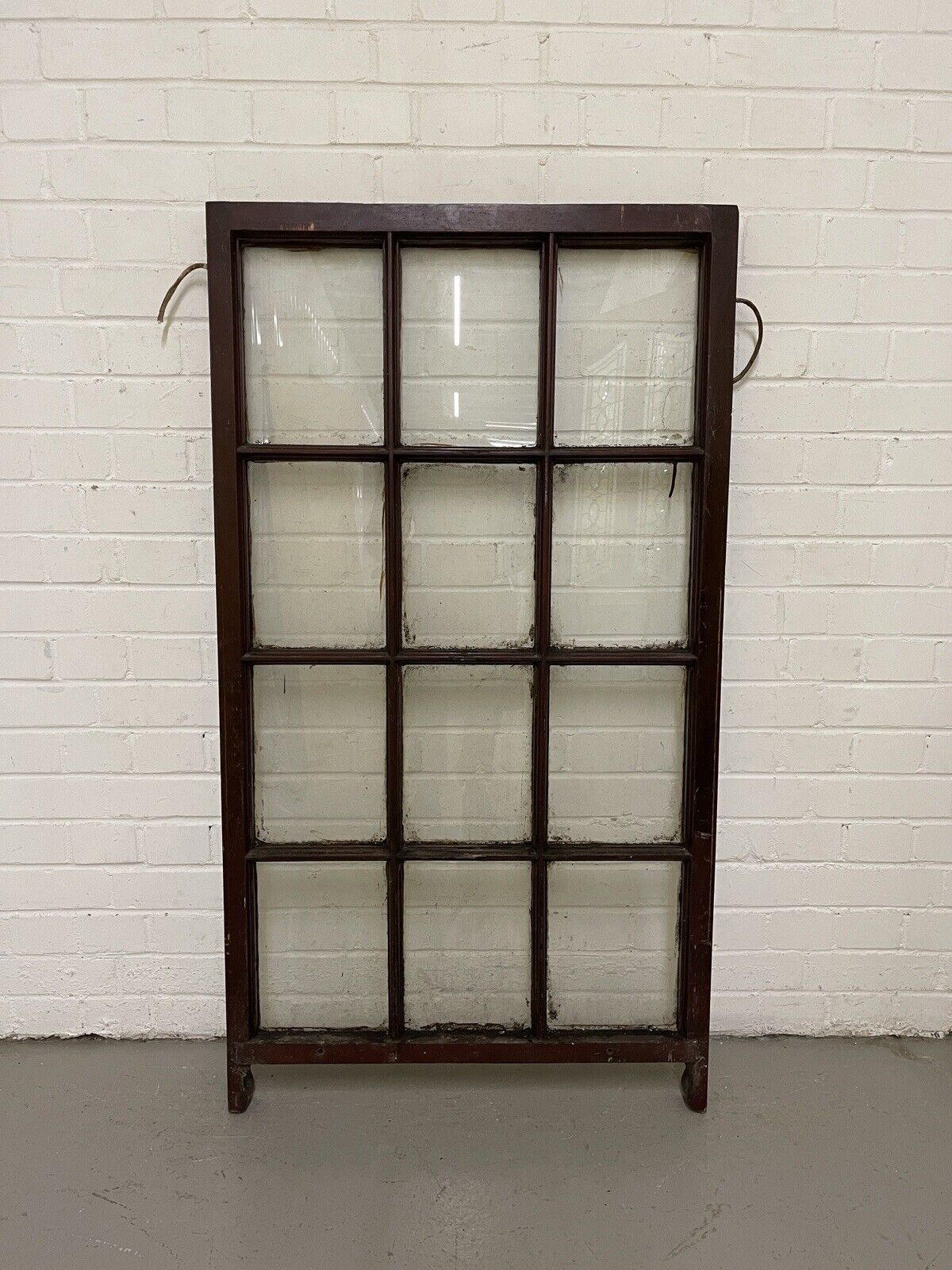 Reclaimed Old Georgian 12 Panel Wooden Window 720 x 1308mm