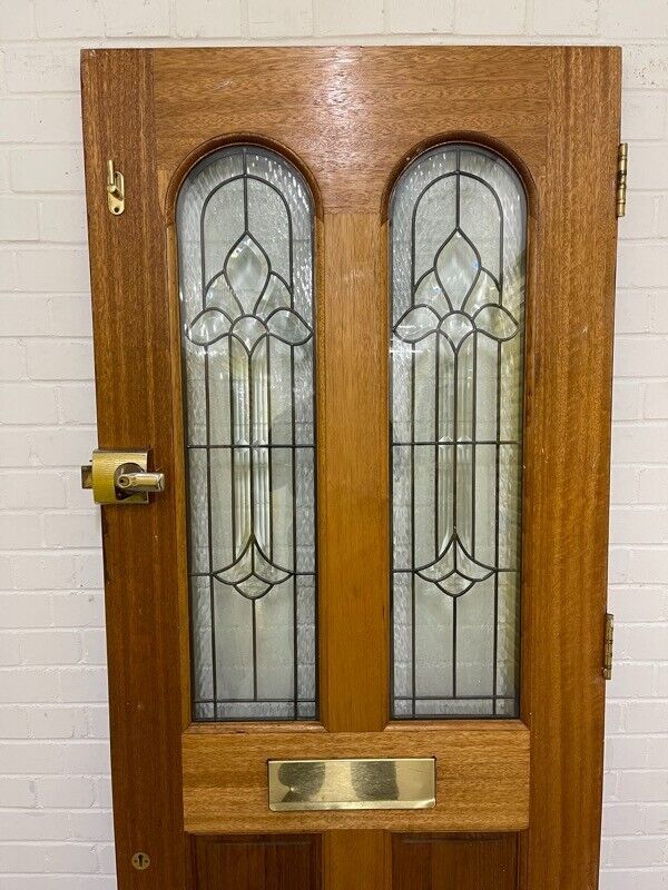 Reclaimed Victorian Style Wooden Panel External Front Door 1980 1965 x 840mm