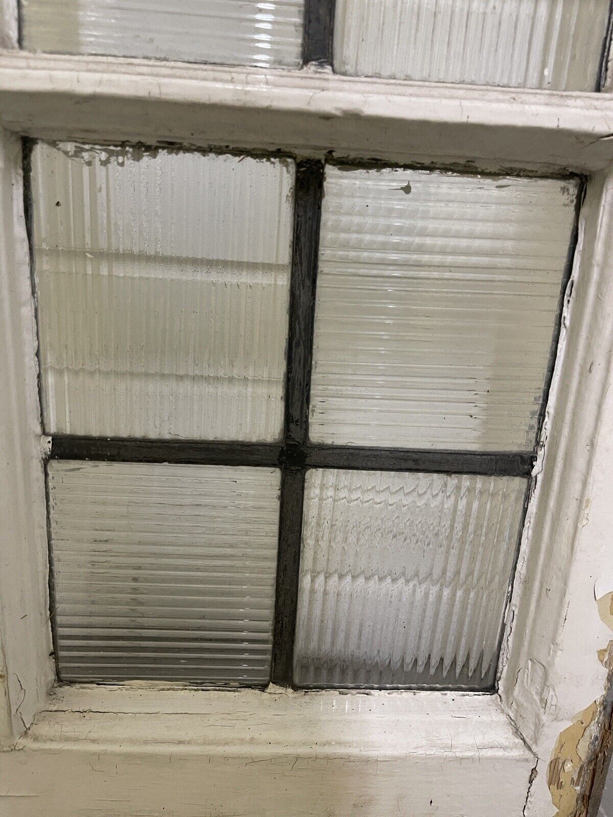 Reclaimed Leaded Light Panel Wooden Windows 1400 x 655mm