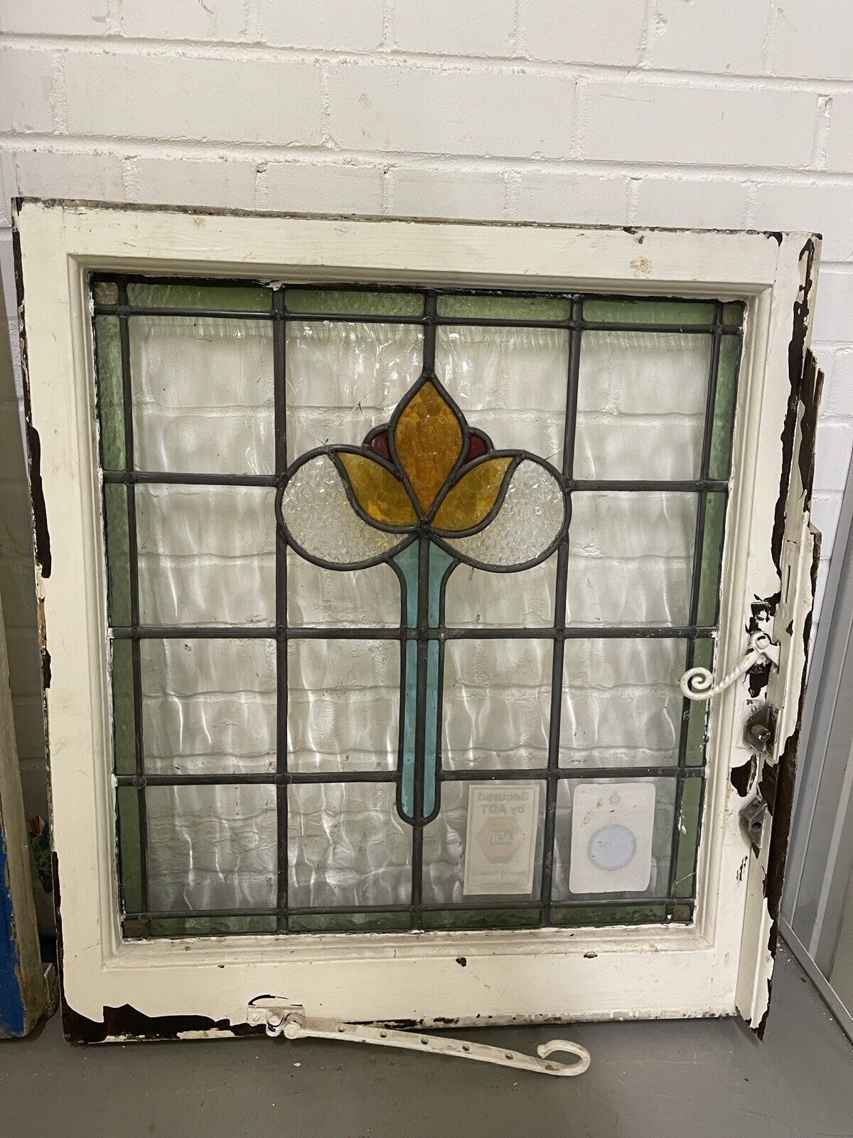 Reclaimed Victorian Georgian Edwardian Wooden Panel Front Door 2080mm x 860mm