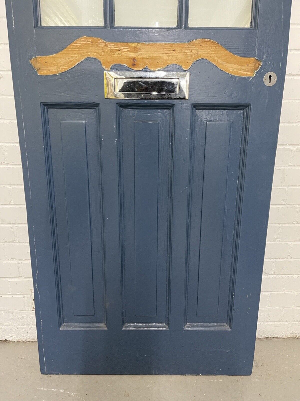 Reclaimed Victorian Wooden Panel External Front Door 2020 x 810mm