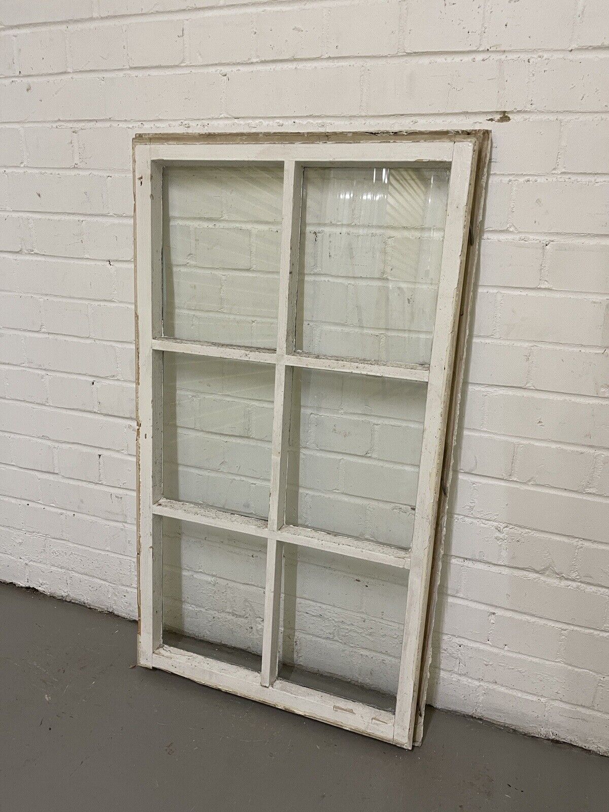 Modern Georgian 6 Panel Wooden Window 565 x 985mm
