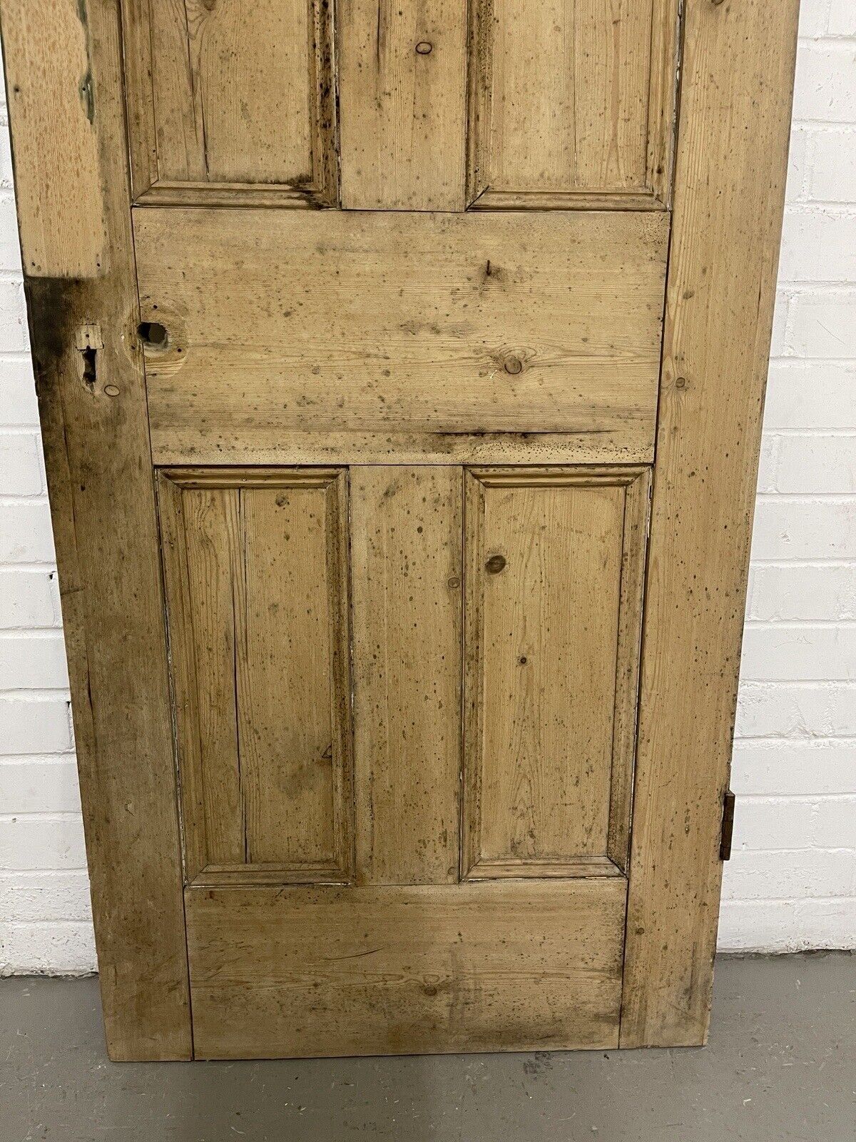 Distressed Reclaimed Victorian Pine Internal 4 panel Door 1910 x 695mm Or 690mm