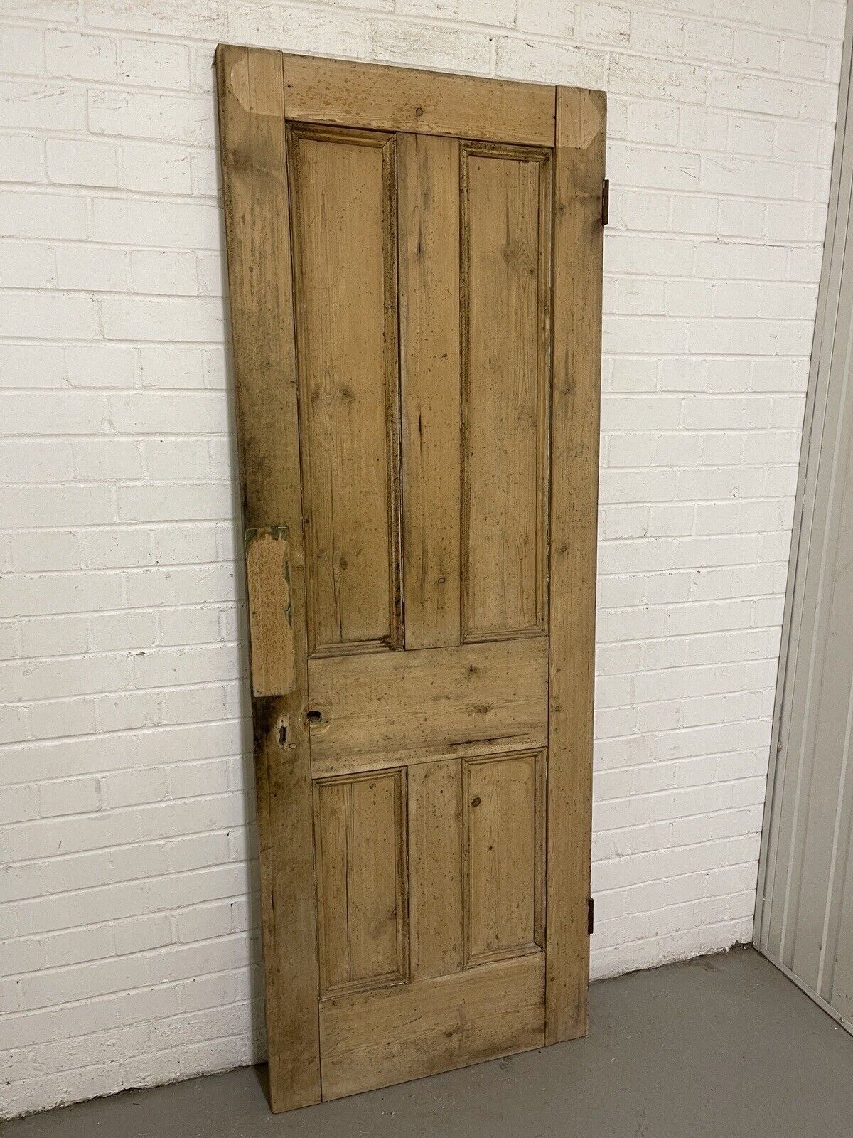 Distressed Reclaimed Victorian Pine Internal 4 panel Door 1910 x 695mm Or 690mm