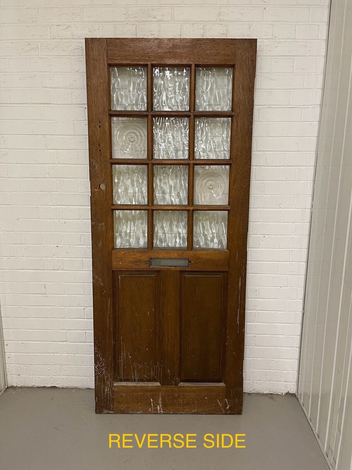 Reclaimed Bow Wooden Panel Front Door 1980 x 833mm